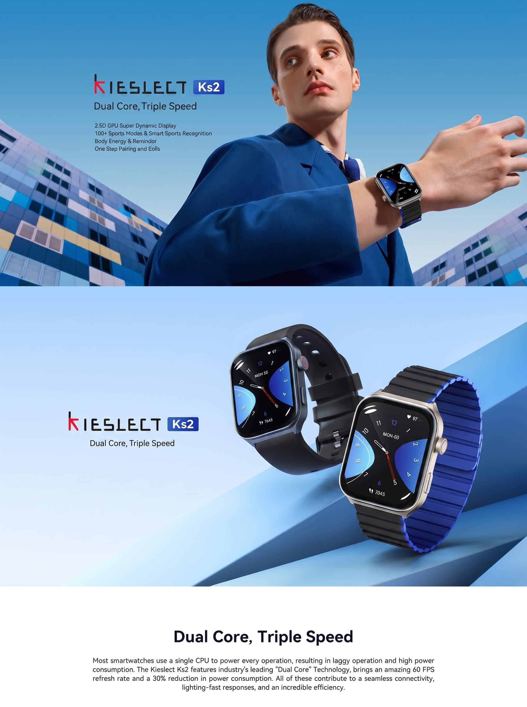 Kieslect Smart Calling Watch Ks2