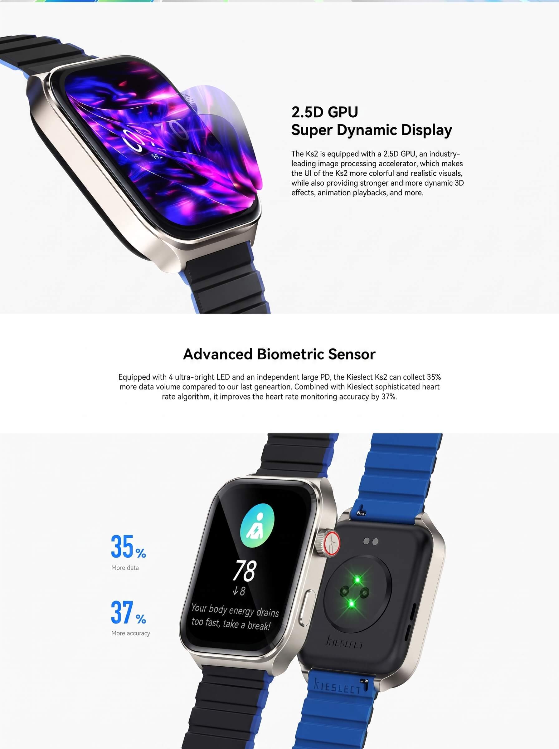 Kieslect Smart Calling Watch Ks2