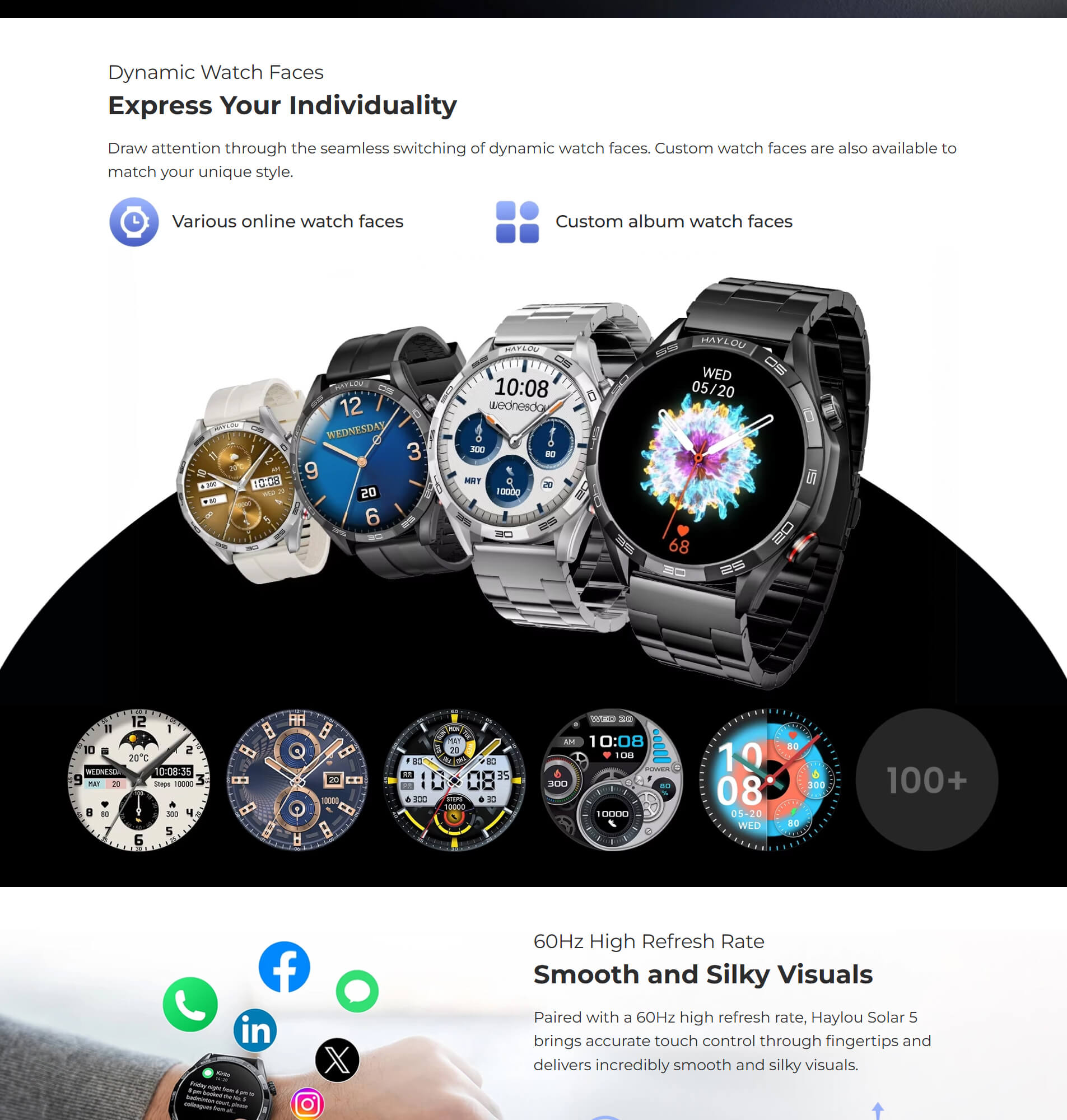Haylou Solar 5 smart watch