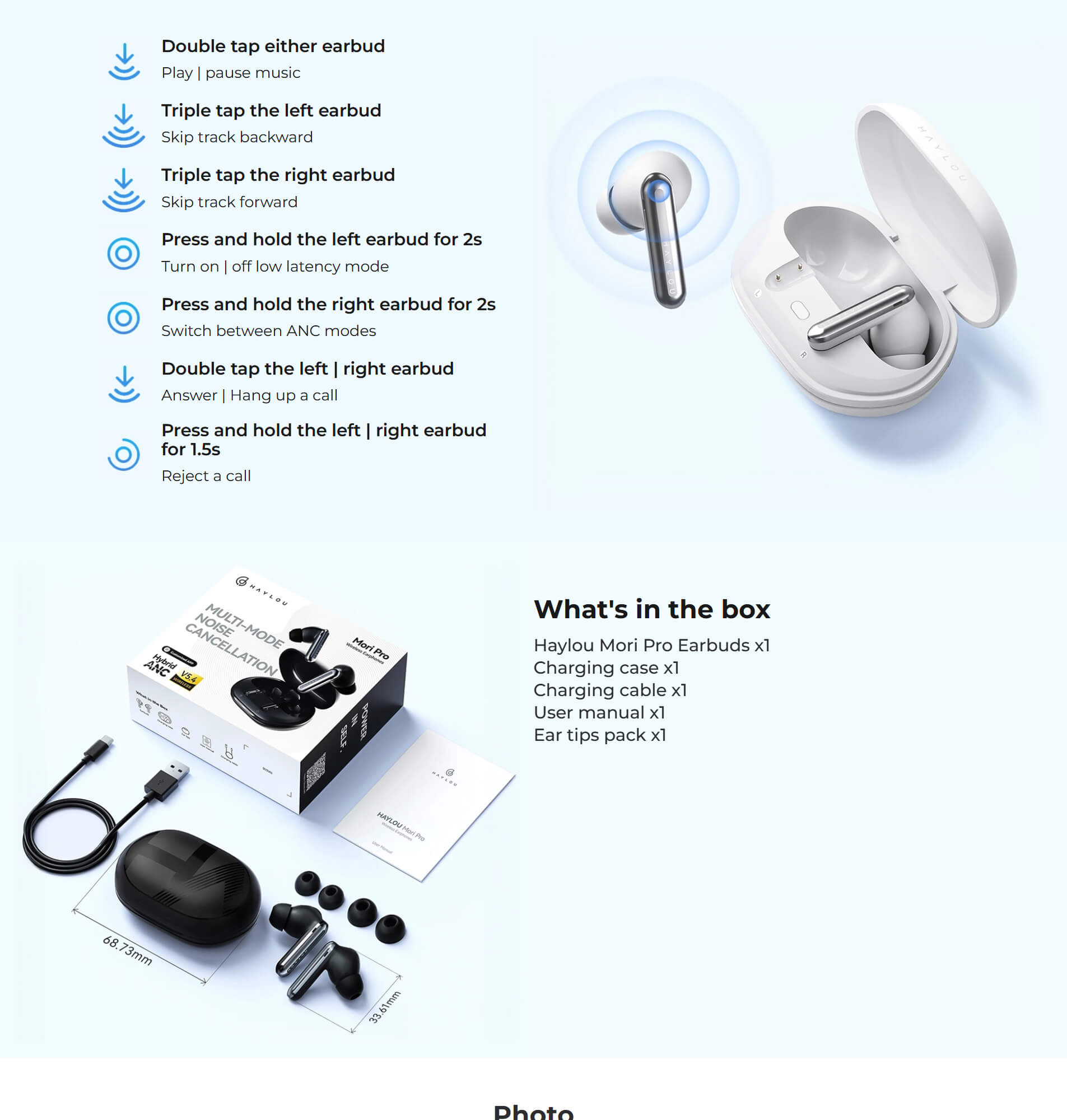 Haylou Mori Plus Earbuds