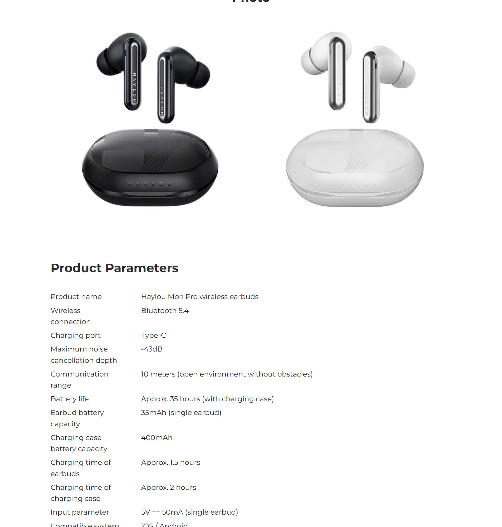 Haylou Mori Plus Earbuds