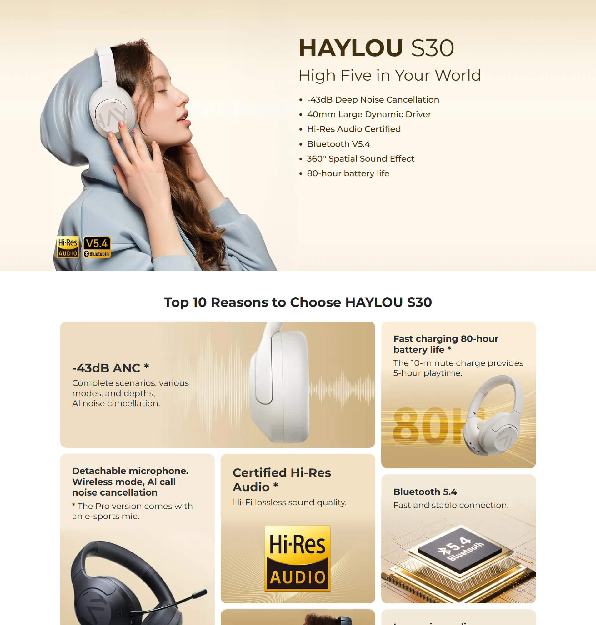 Haylou S30 Pro Headphones
