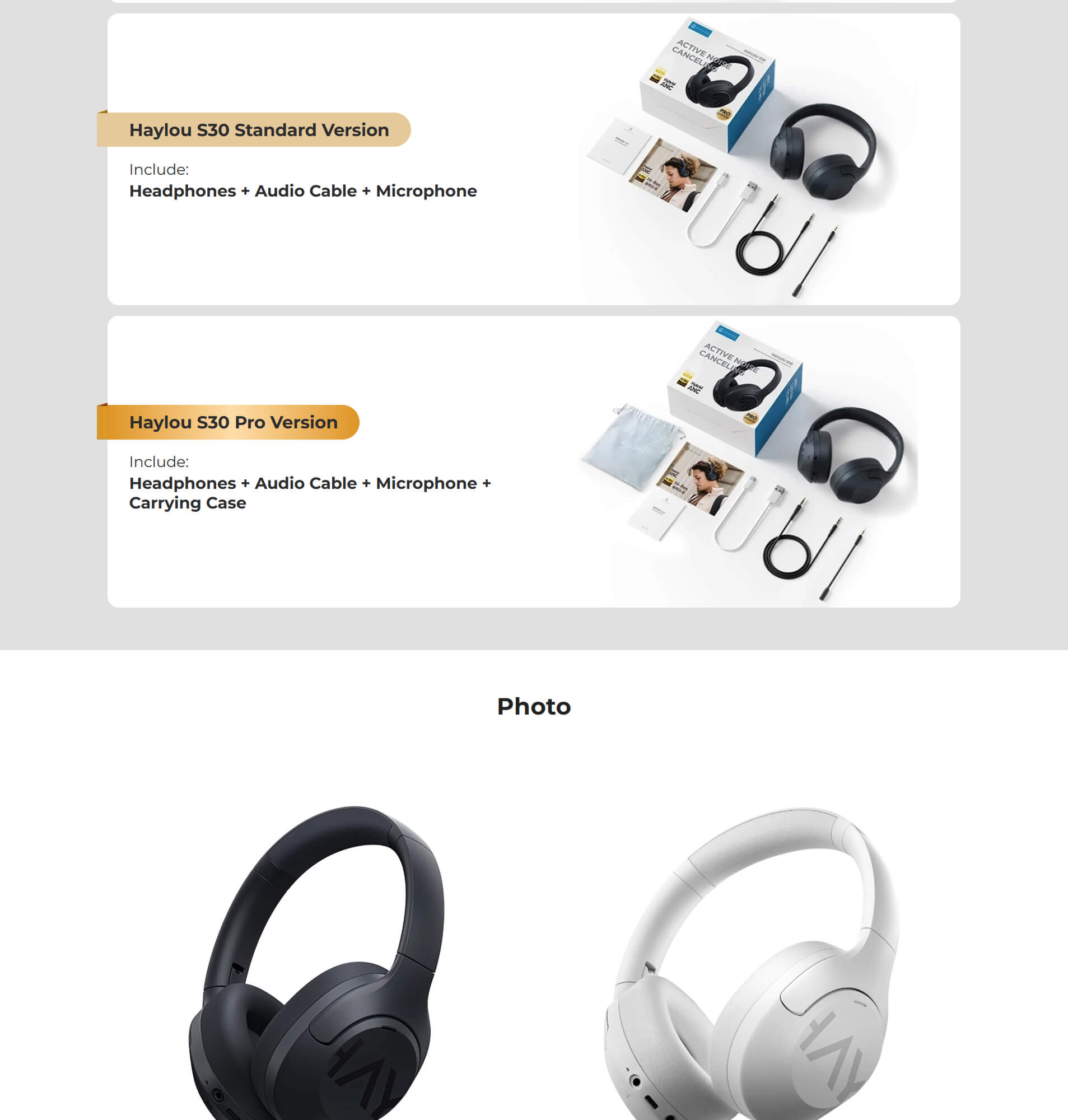 Haylou S30 Pro Headphones