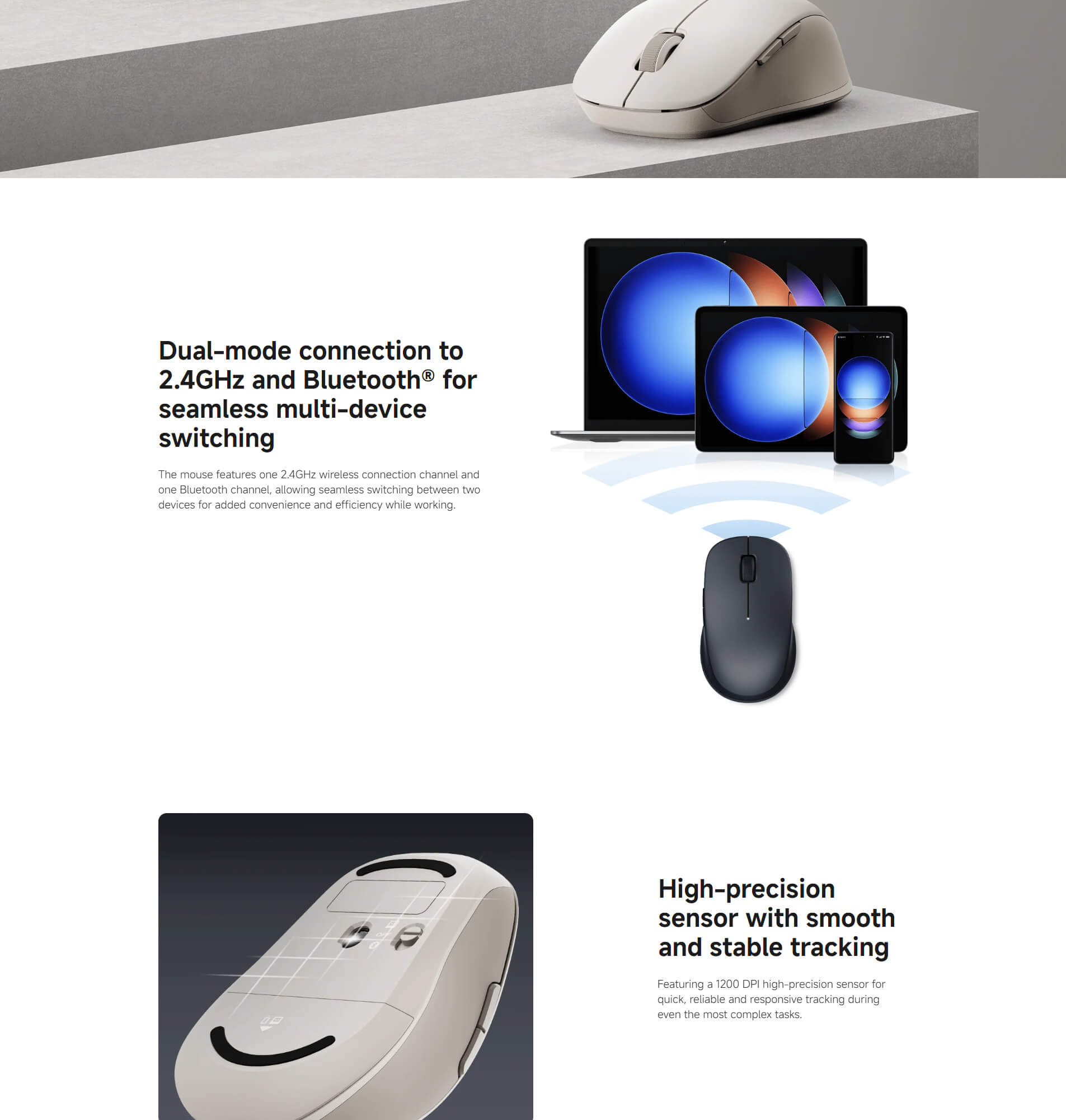 Xiaomi Dual-mode Wireless Mouse 2