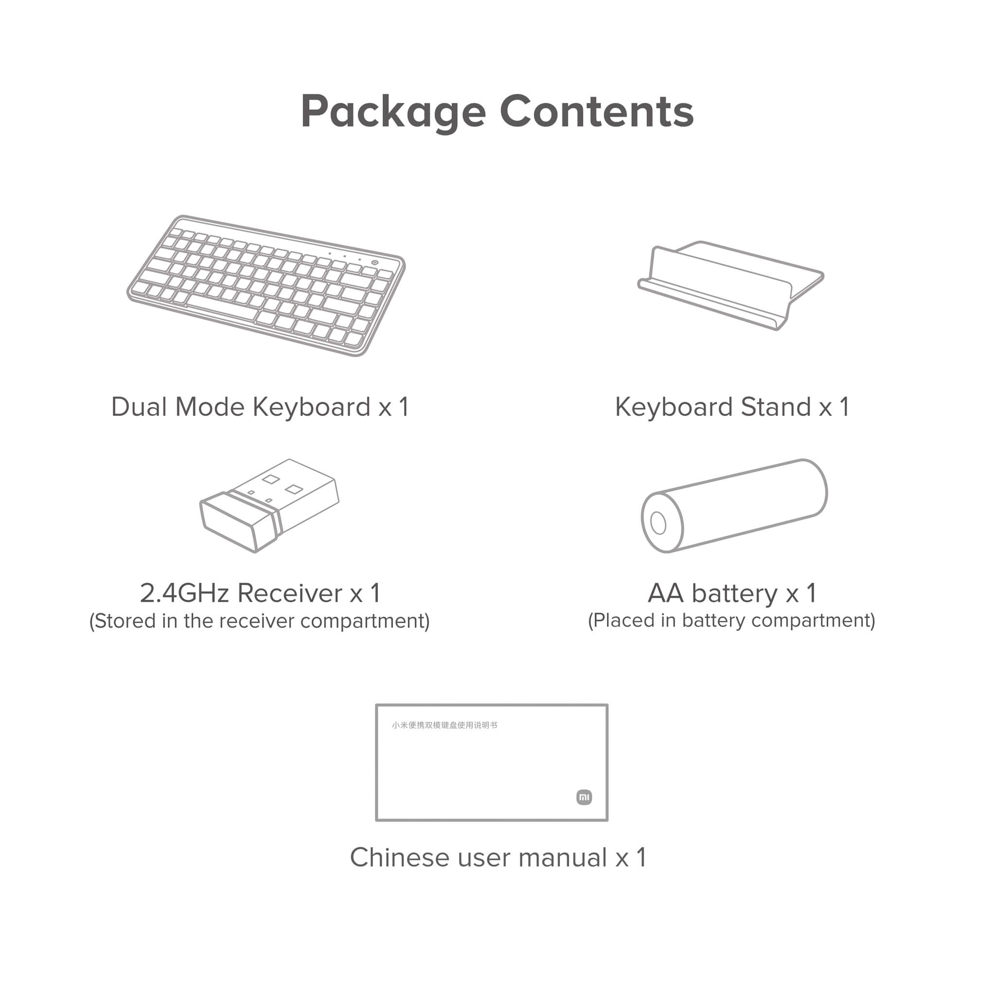 Xiaomi Portable Dual Mode Keyboard
