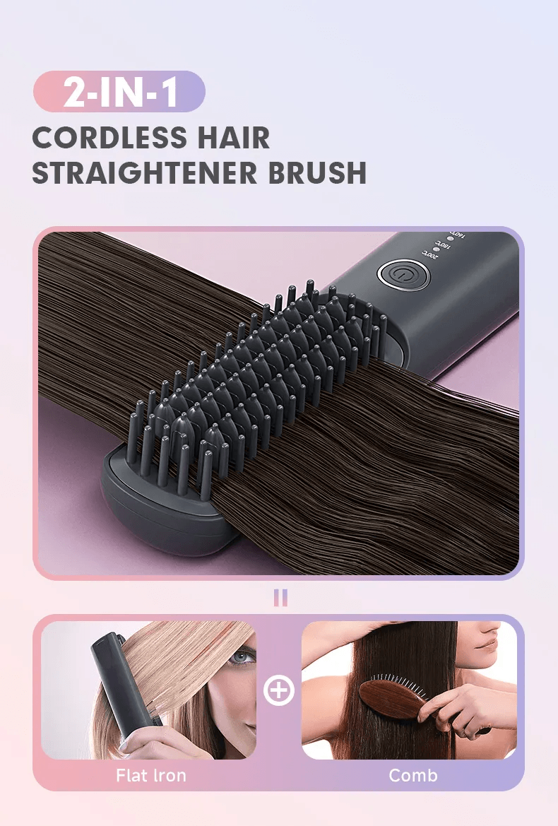 ENCHEN H6 Cordless Hair Straightener Comb 2-in-1