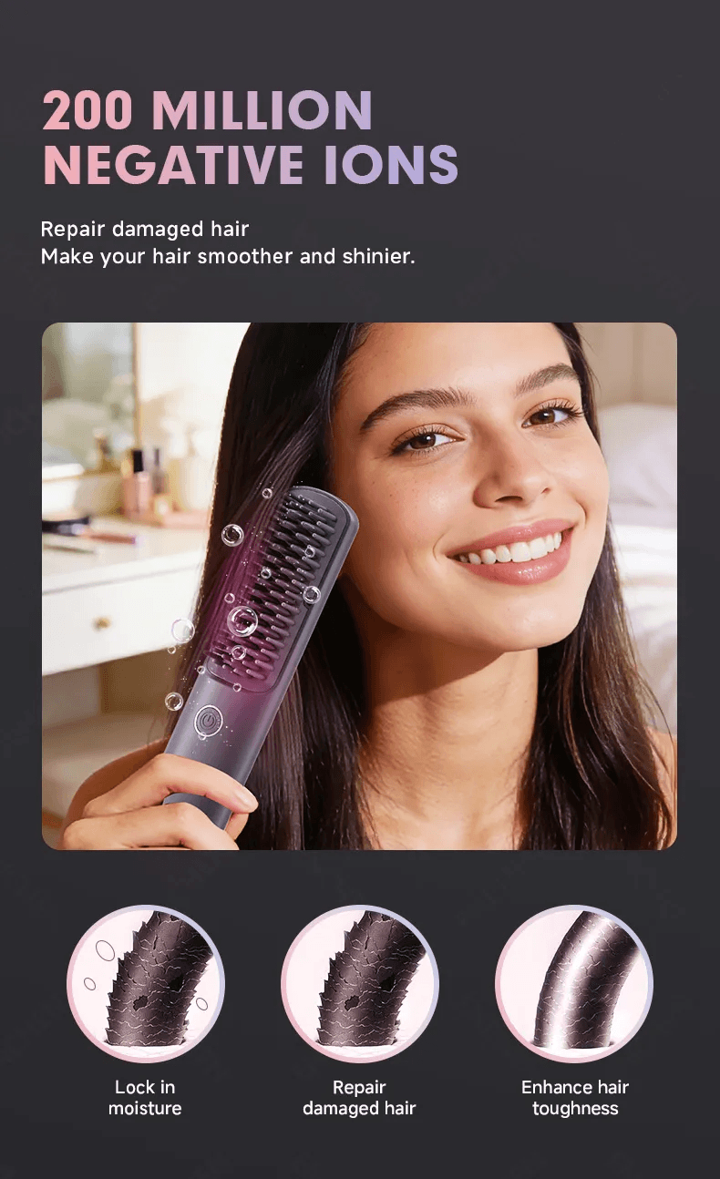 ENCHEN H6 Cordless Hair Straightener Comb 2-in-1
