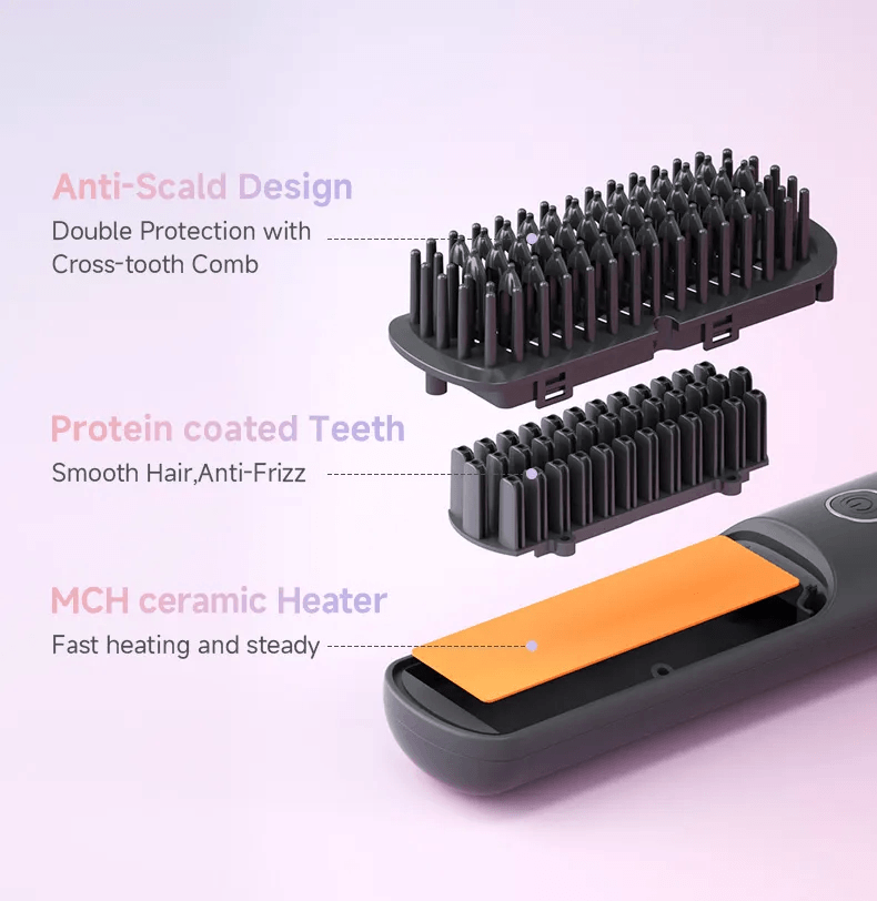 ENCHEN H6 Cordless Hair Straightener Comb 2-in-1