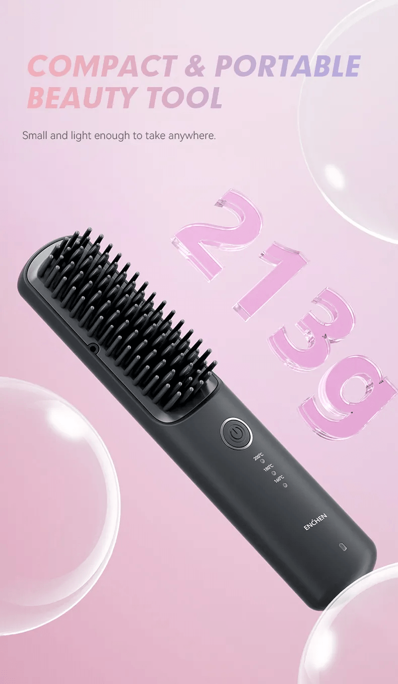 ENCHEN H6 Cordless Hair Straightener Comb 2-in-1