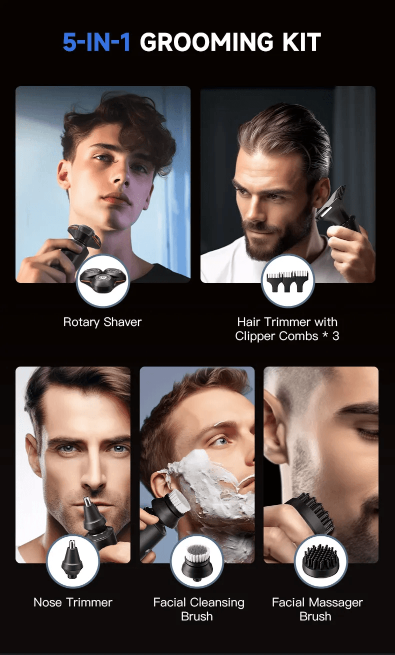 ENCHEN X8S-C 5-in-1 Electric Shaver & Grooming Kit