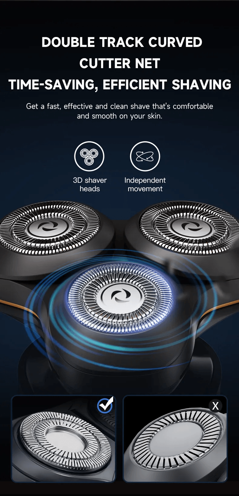 ENCHEN X8S-C 5-in-1 Electric Shaver & Grooming Kit