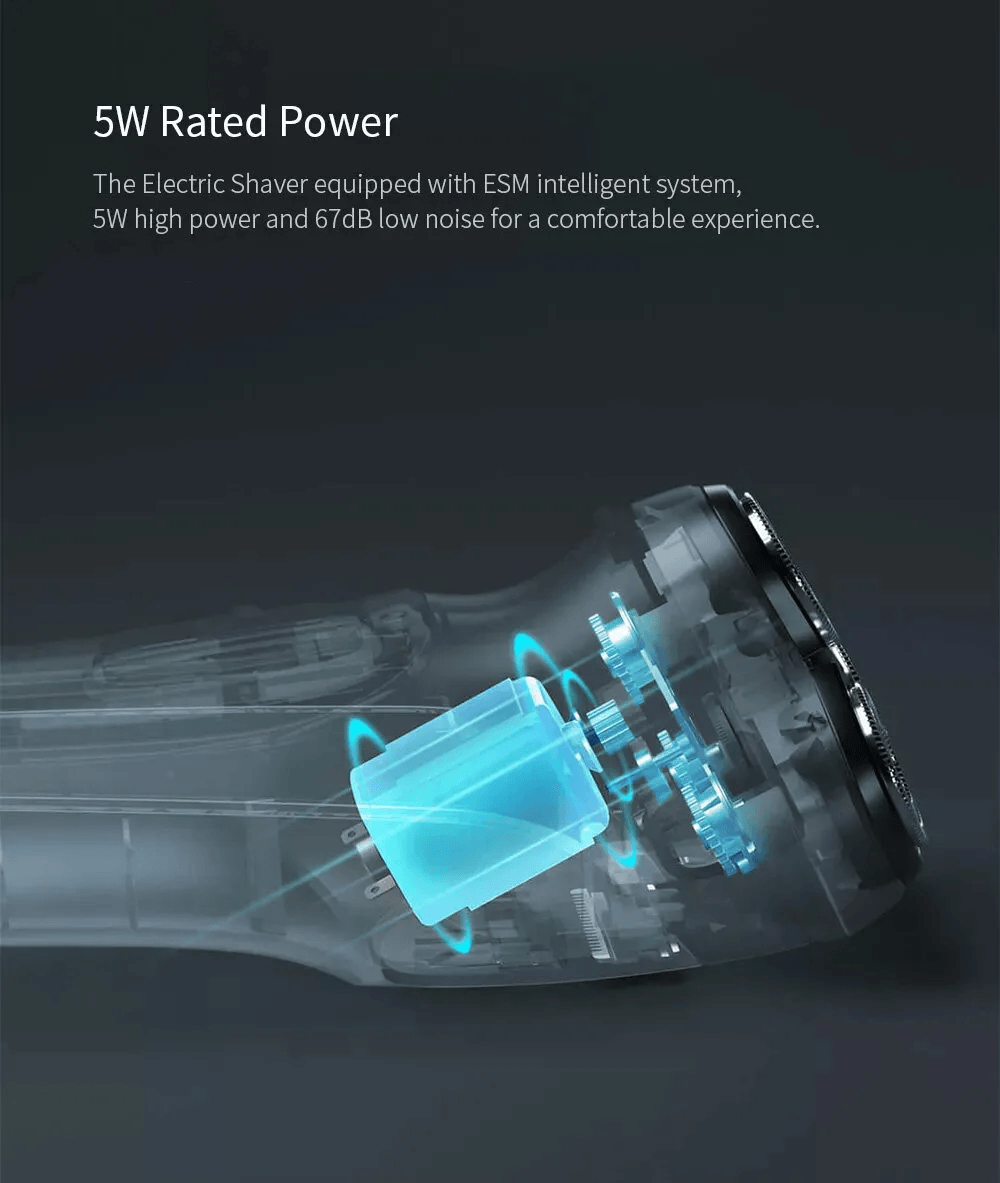 ENCHEN Blackstone-C 3D Rotary Electric Shaver with Pop-Up Trimmer