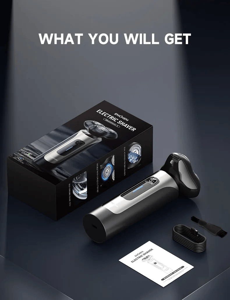 ENCHEN Blackstone 8 3D Rotary Electric Shaver with Pop-Up Trimmer