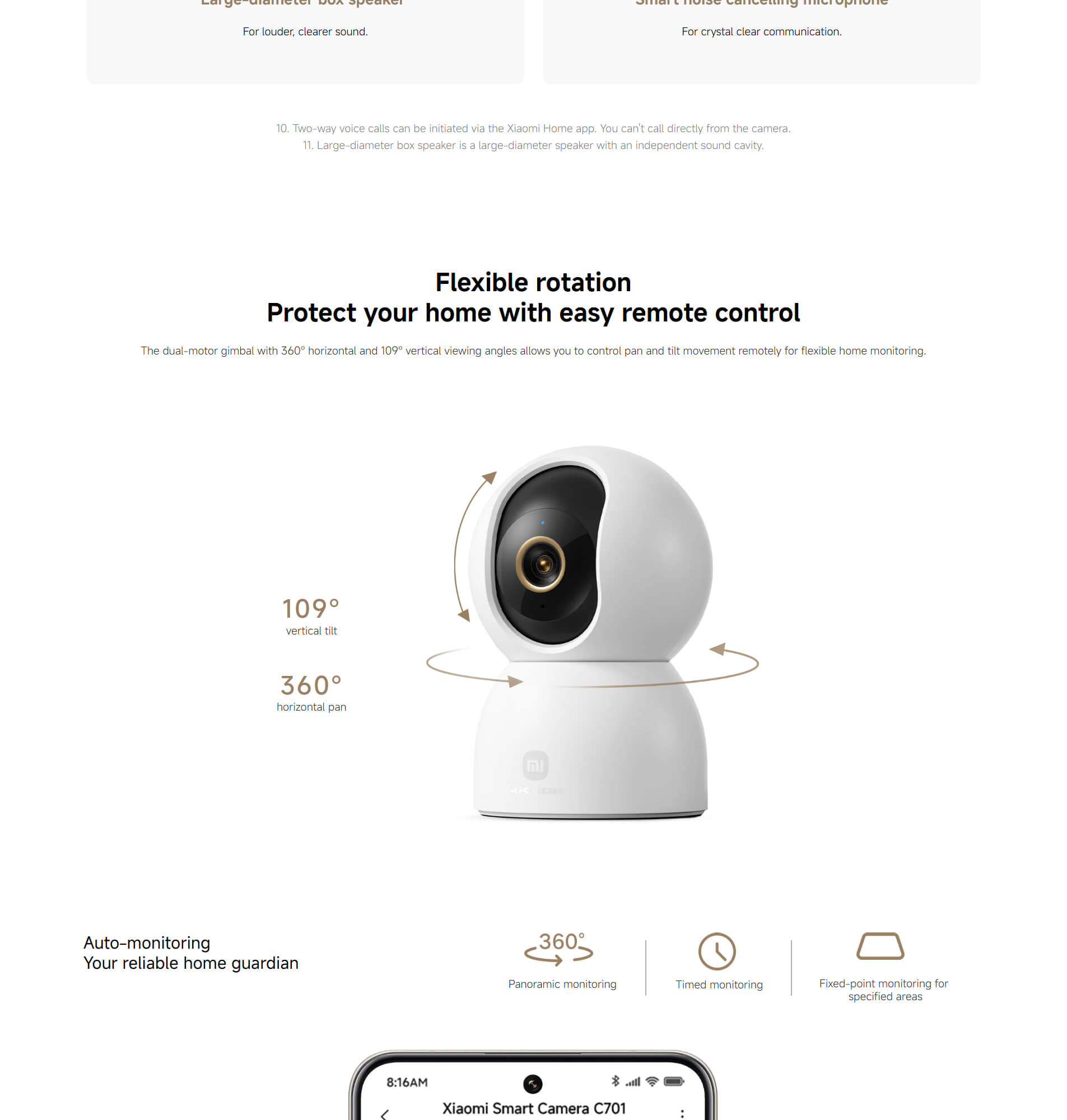 Xiaomi Smart Camera C701