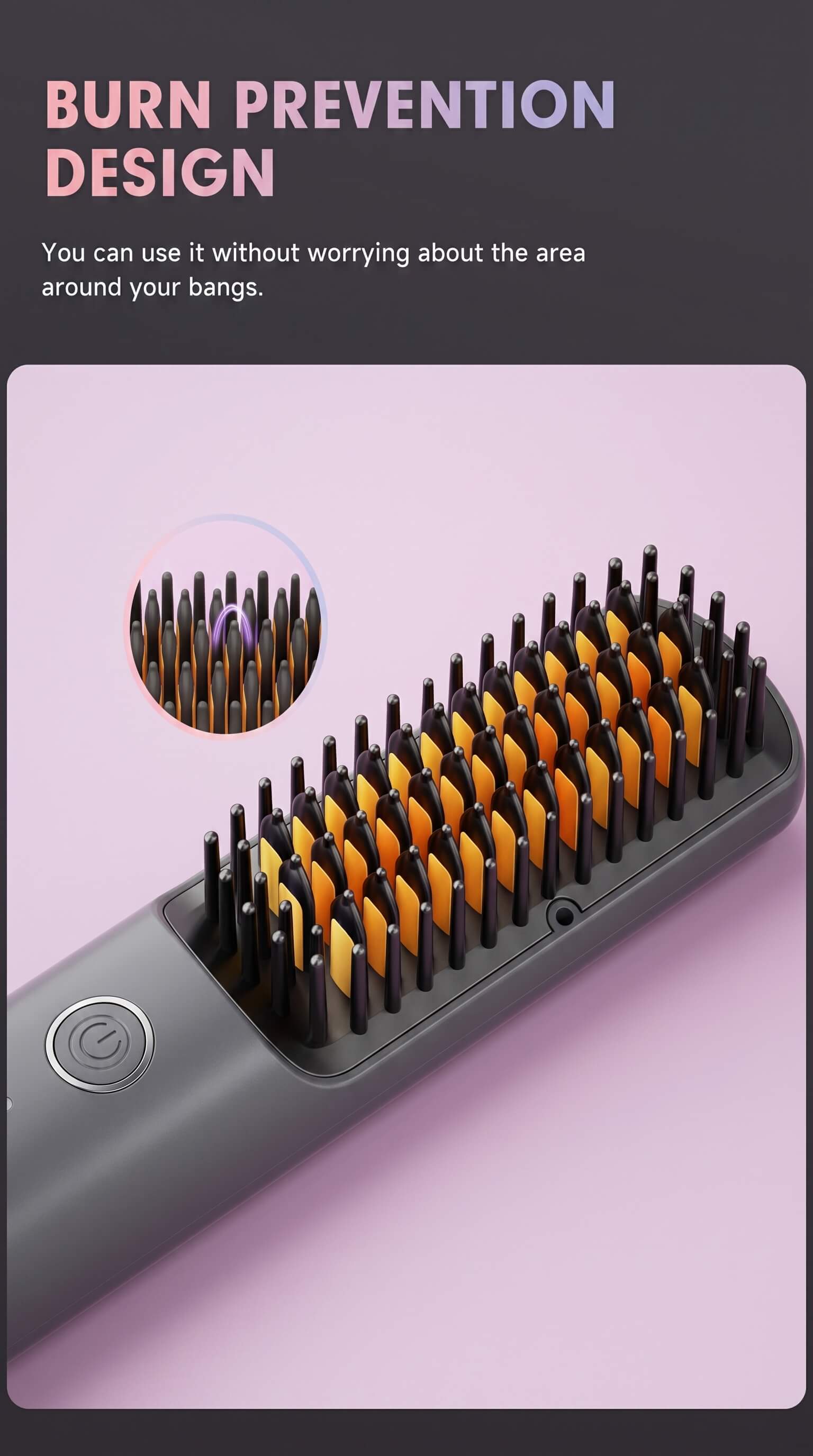 ENCHEN H6 Cordless Hair Straightener Comb 2-in-1