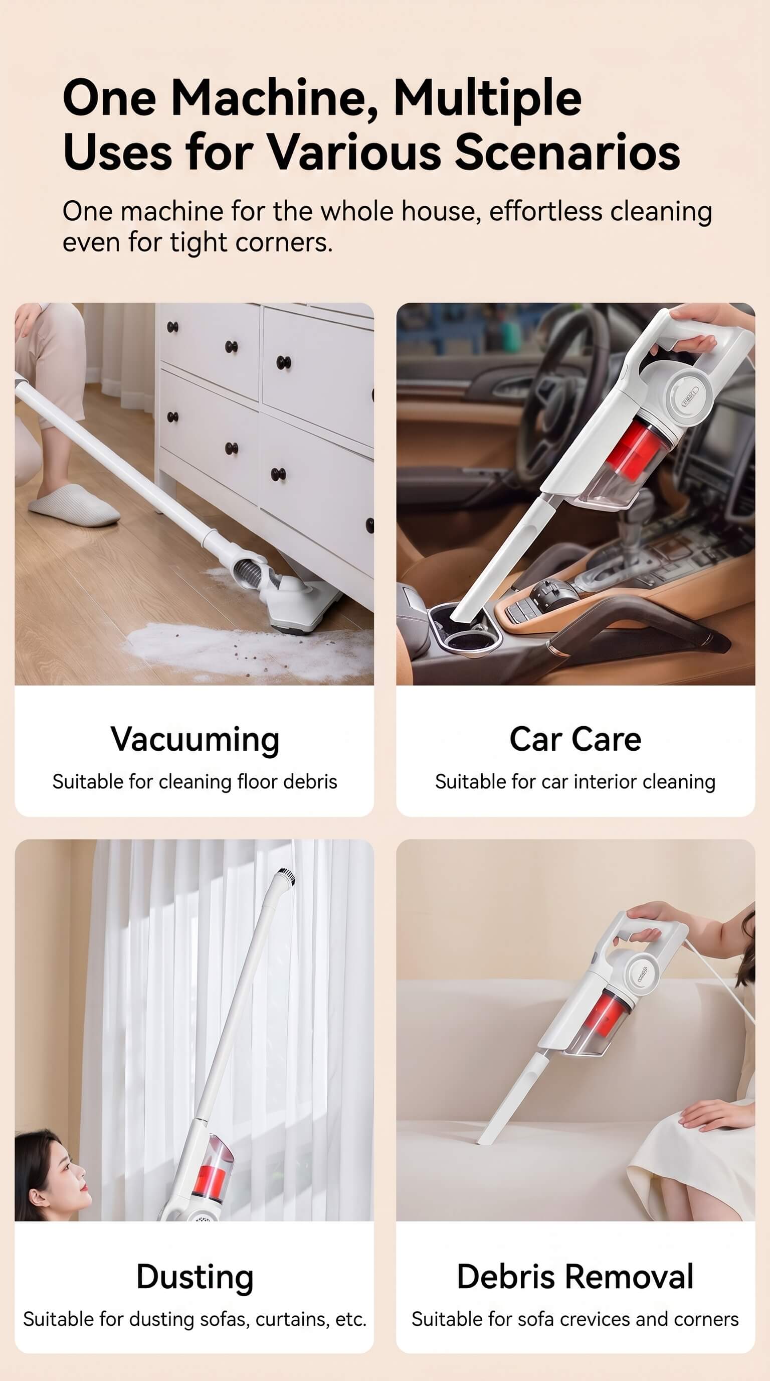 Baijinuo Standard Edition Corded Vacuum Cleaner
