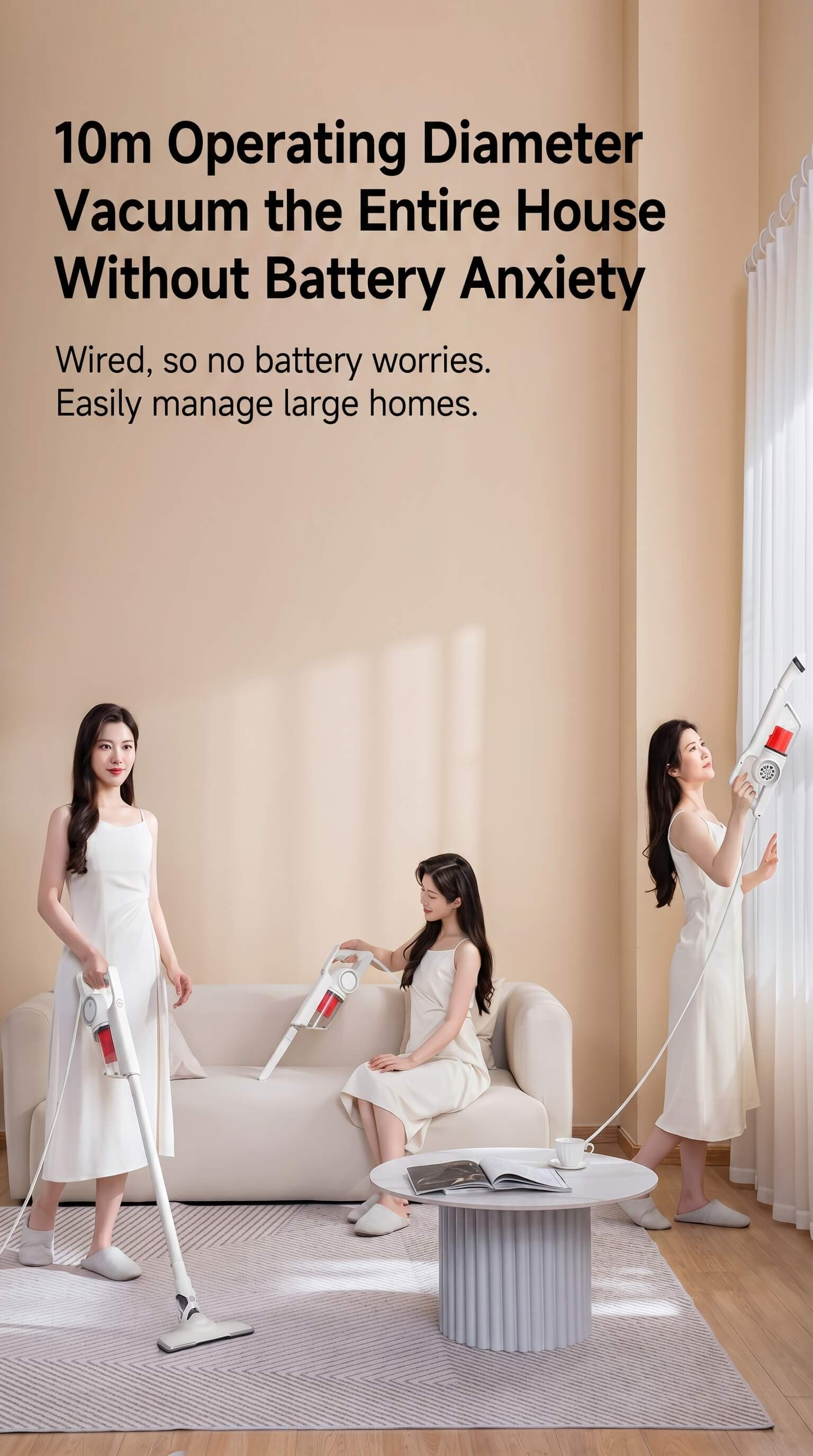 Baijinuo Standard Edition Corded Vacuum Cleaner