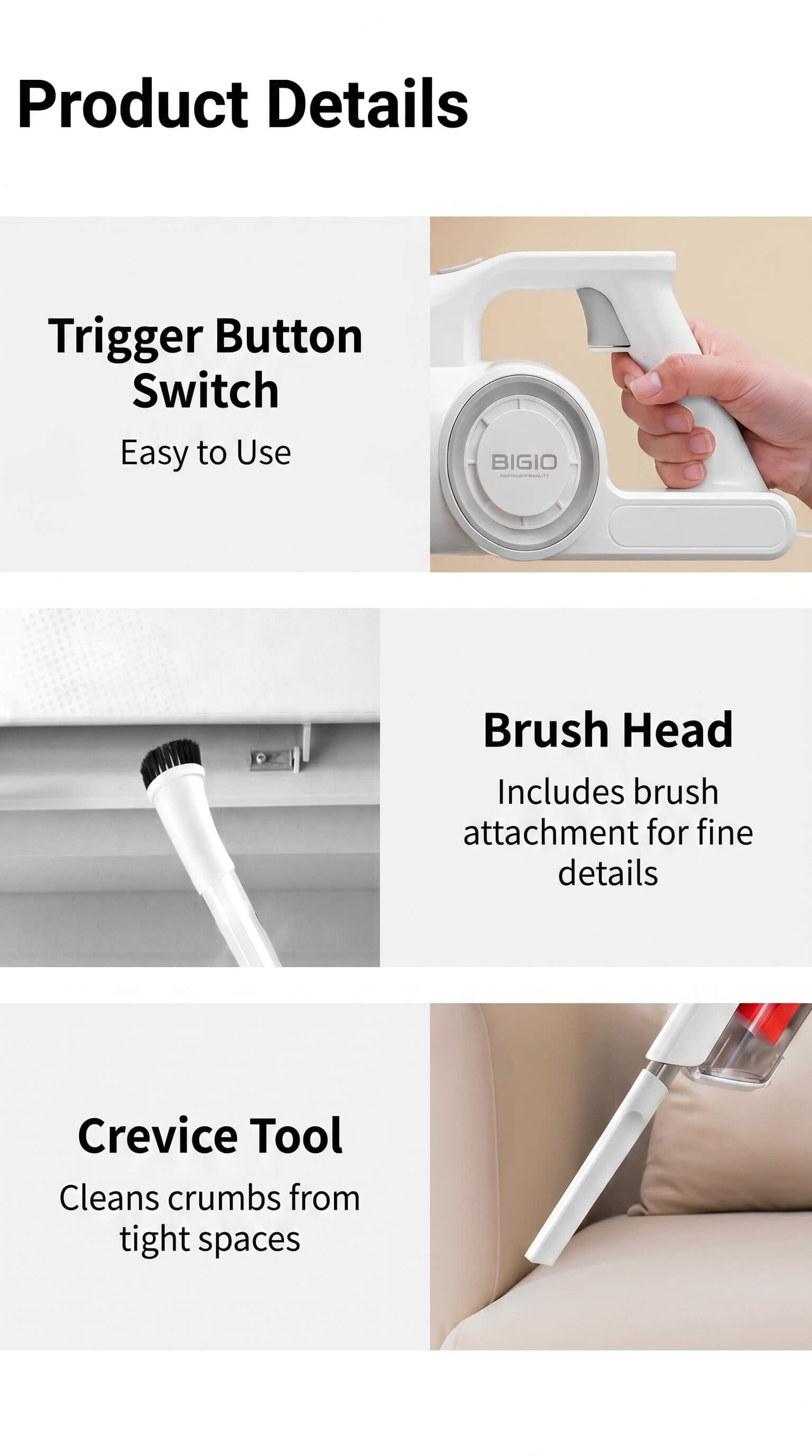 Baijinuo Standard Edition Corded Vacuum Cleaner