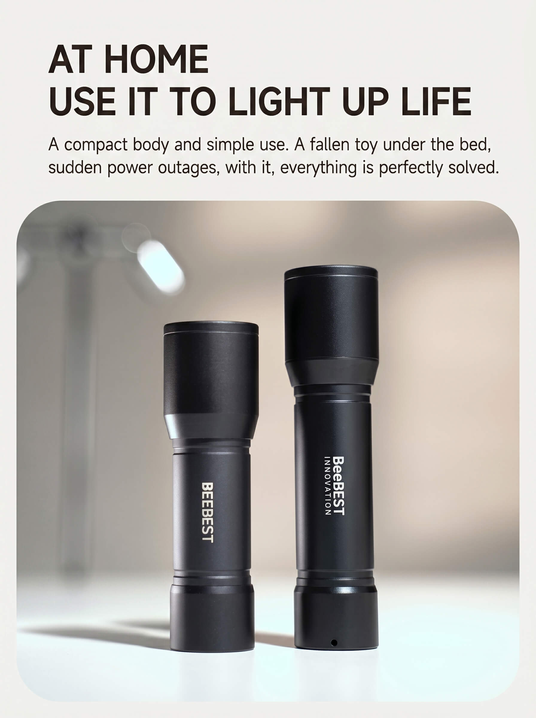 Polar Bee Rechargeable Mini Flashlight