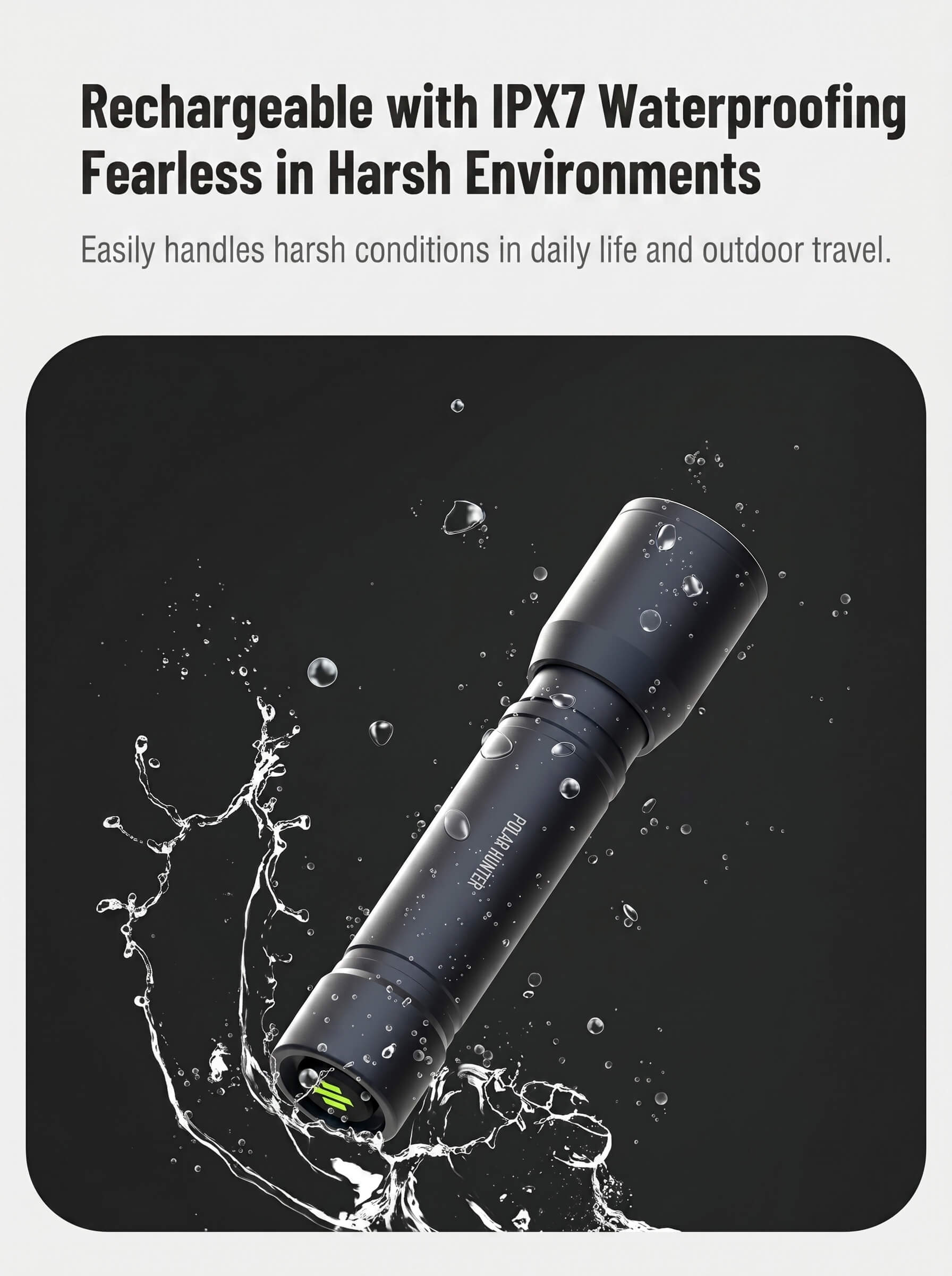 Polar Bee Rechargeable Mini Flashlight
