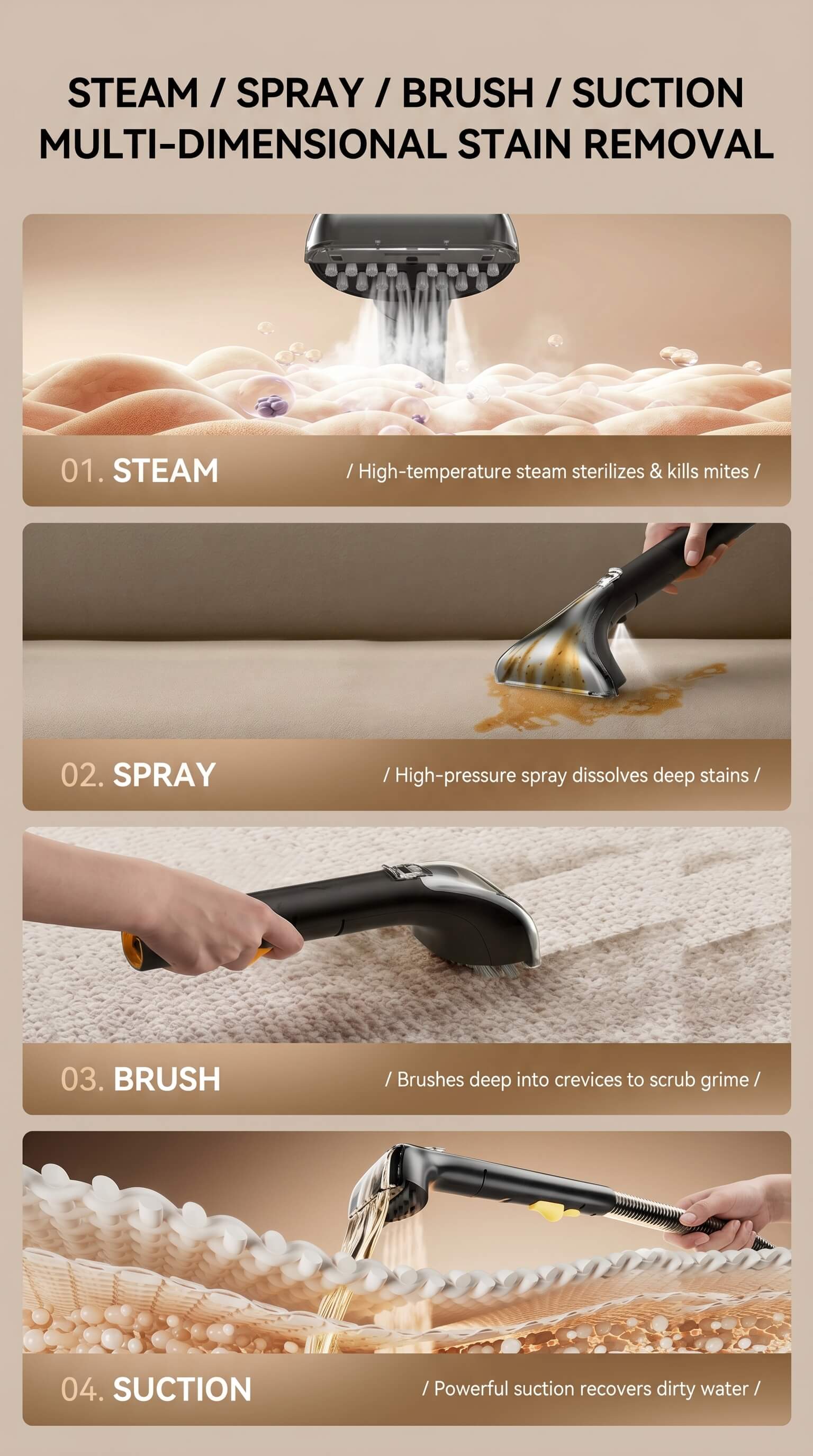 Deerma fabric sofa cleaner