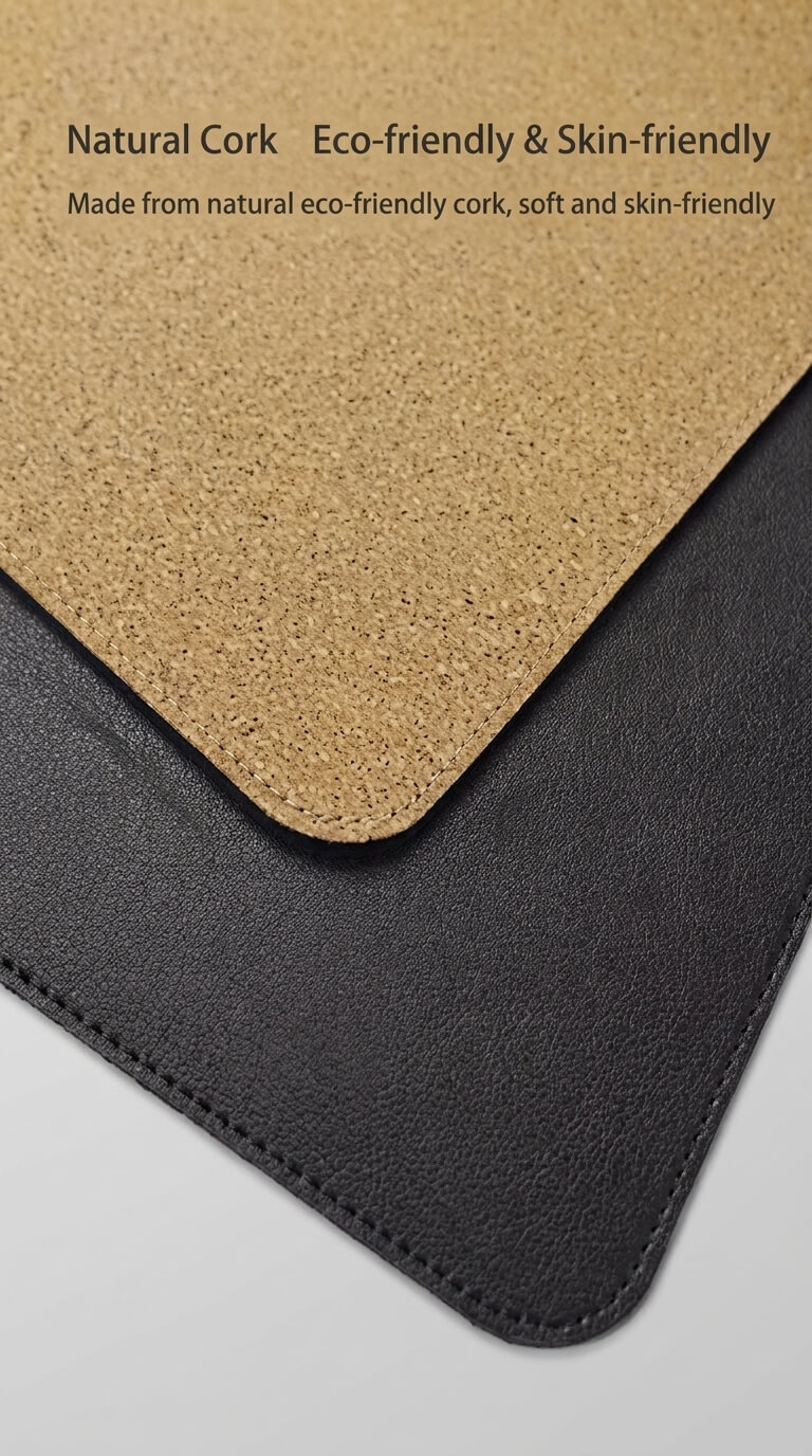 Miwu Solid Color Leather Texture Mouse Pad