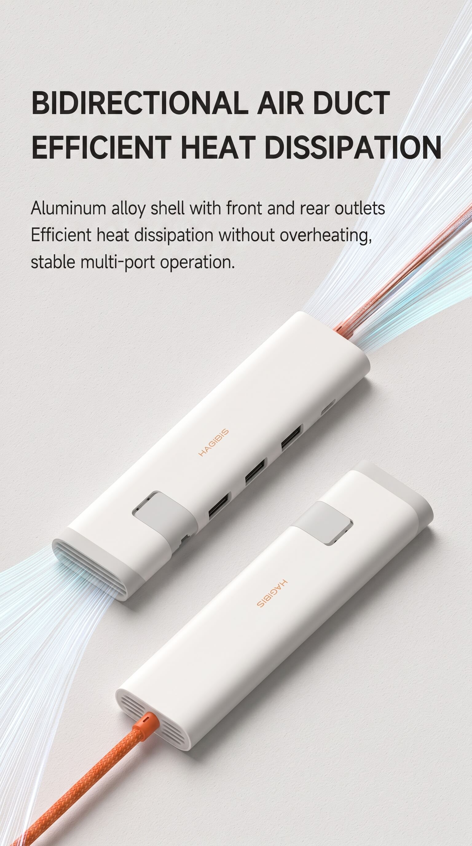 Haibeisi Type-C to USB Hub Splitter