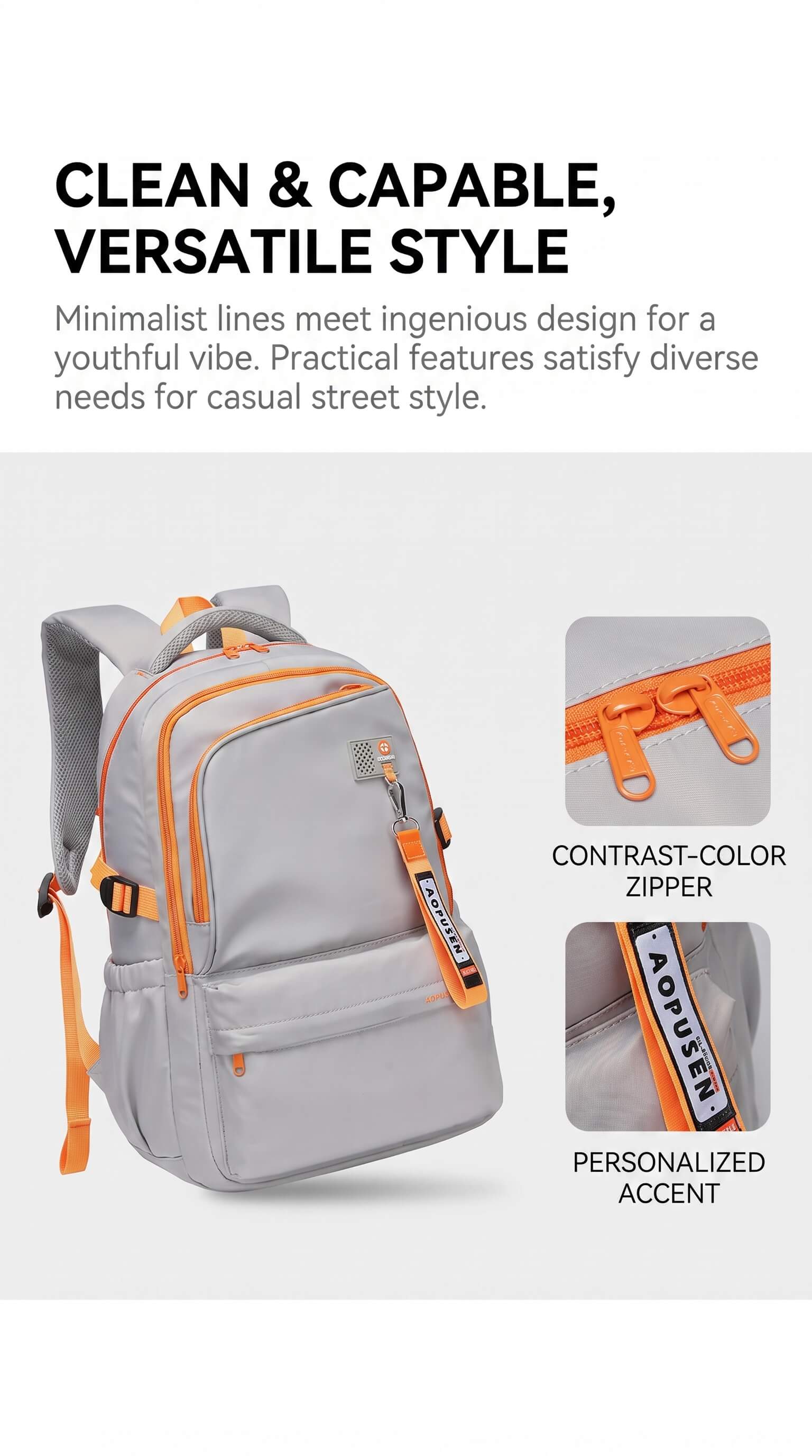 Teen Backpack with Spine Protection