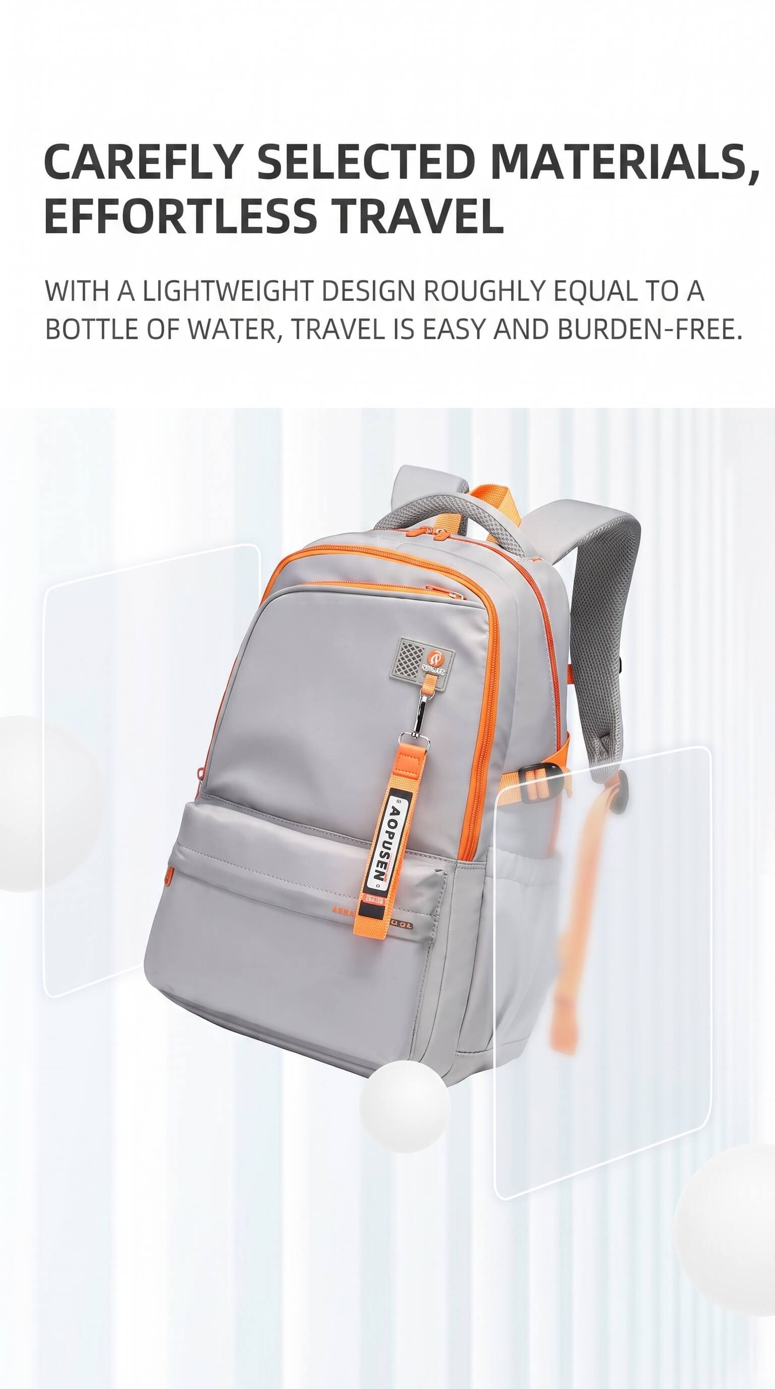 Teen Backpack with Spine Protection