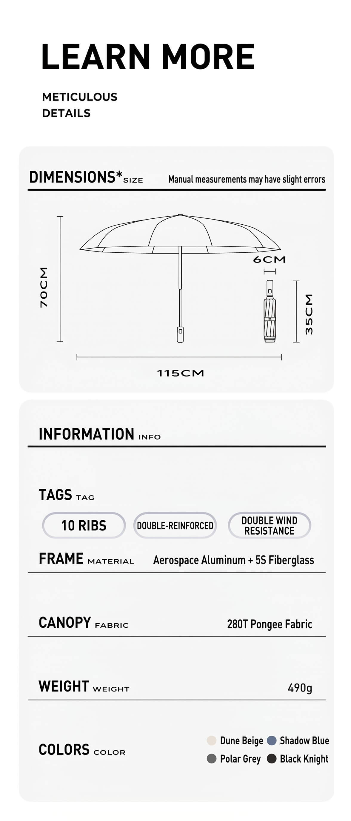 Zuodu High-Energy Automatic Umbrella