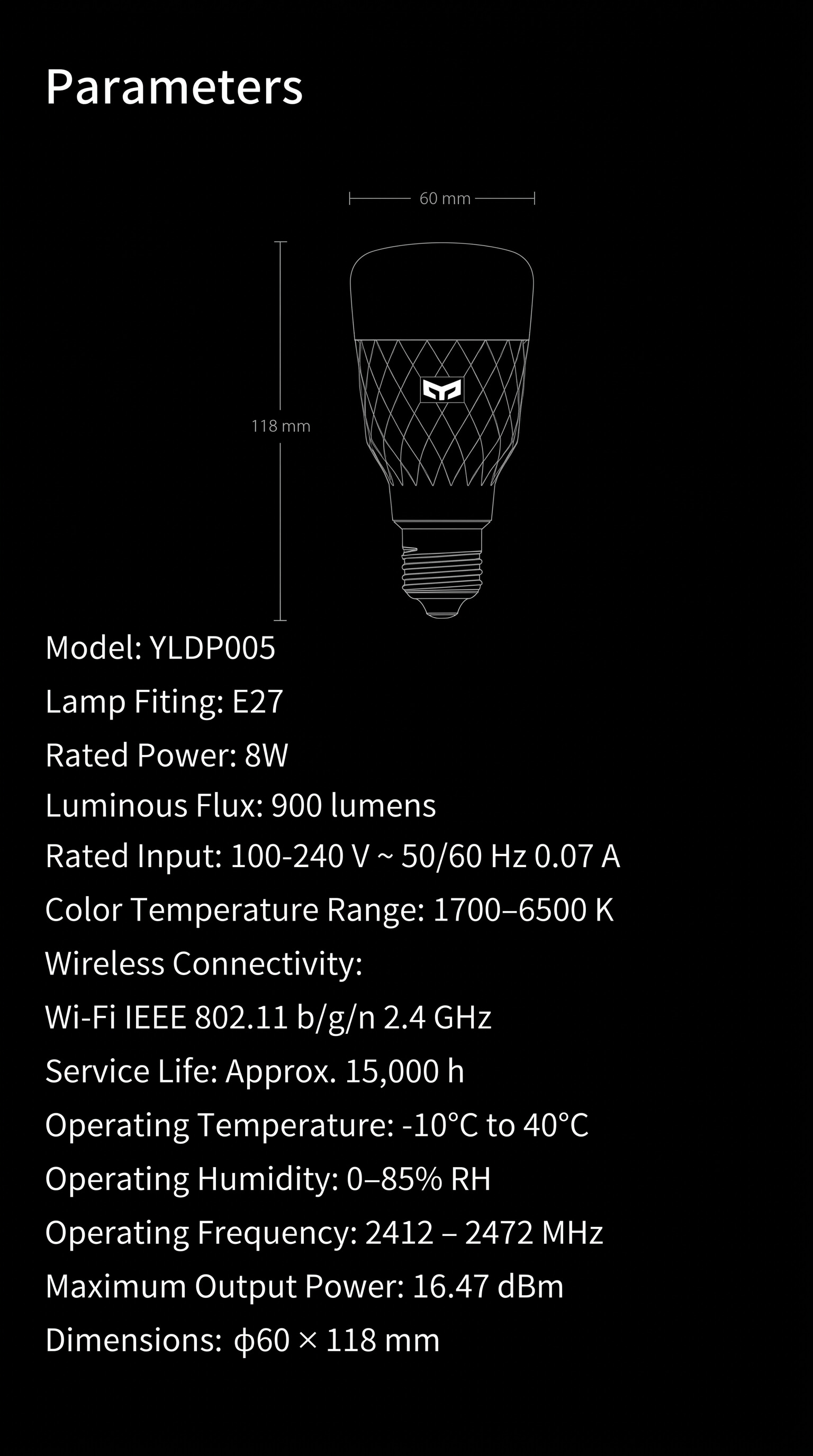 Yeelight W3 Smart Bulb