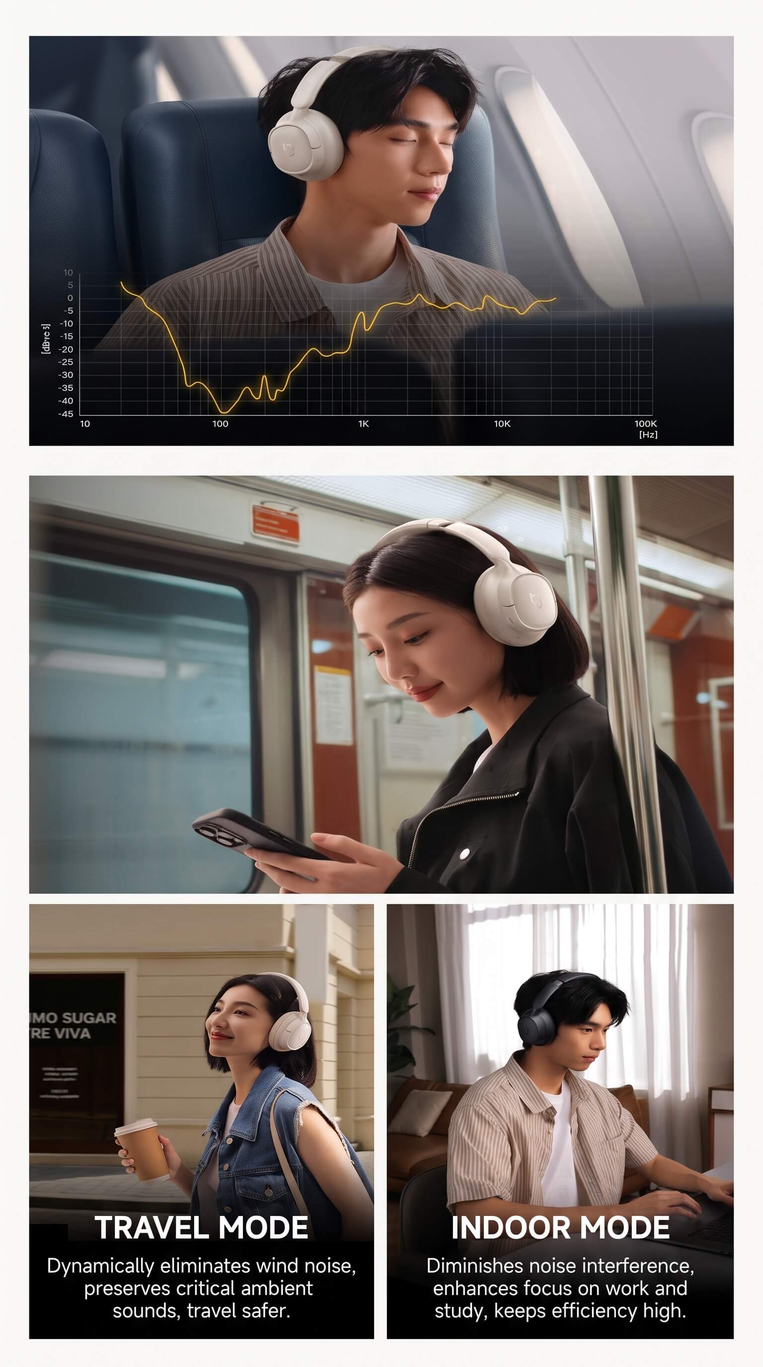 Baseus BH1 Active Noise Cancelling Bluetooth Headphones