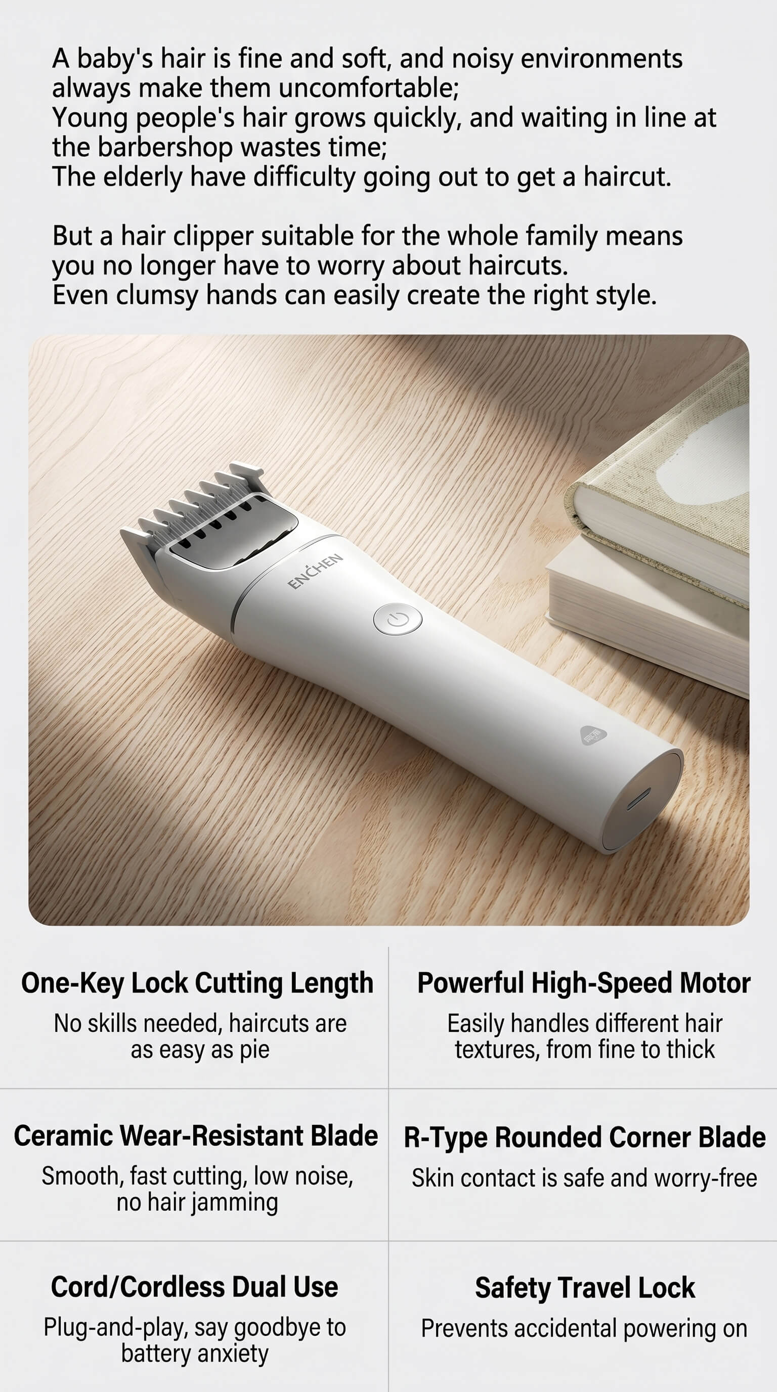 Enchen Boost Electric Hair Clipper