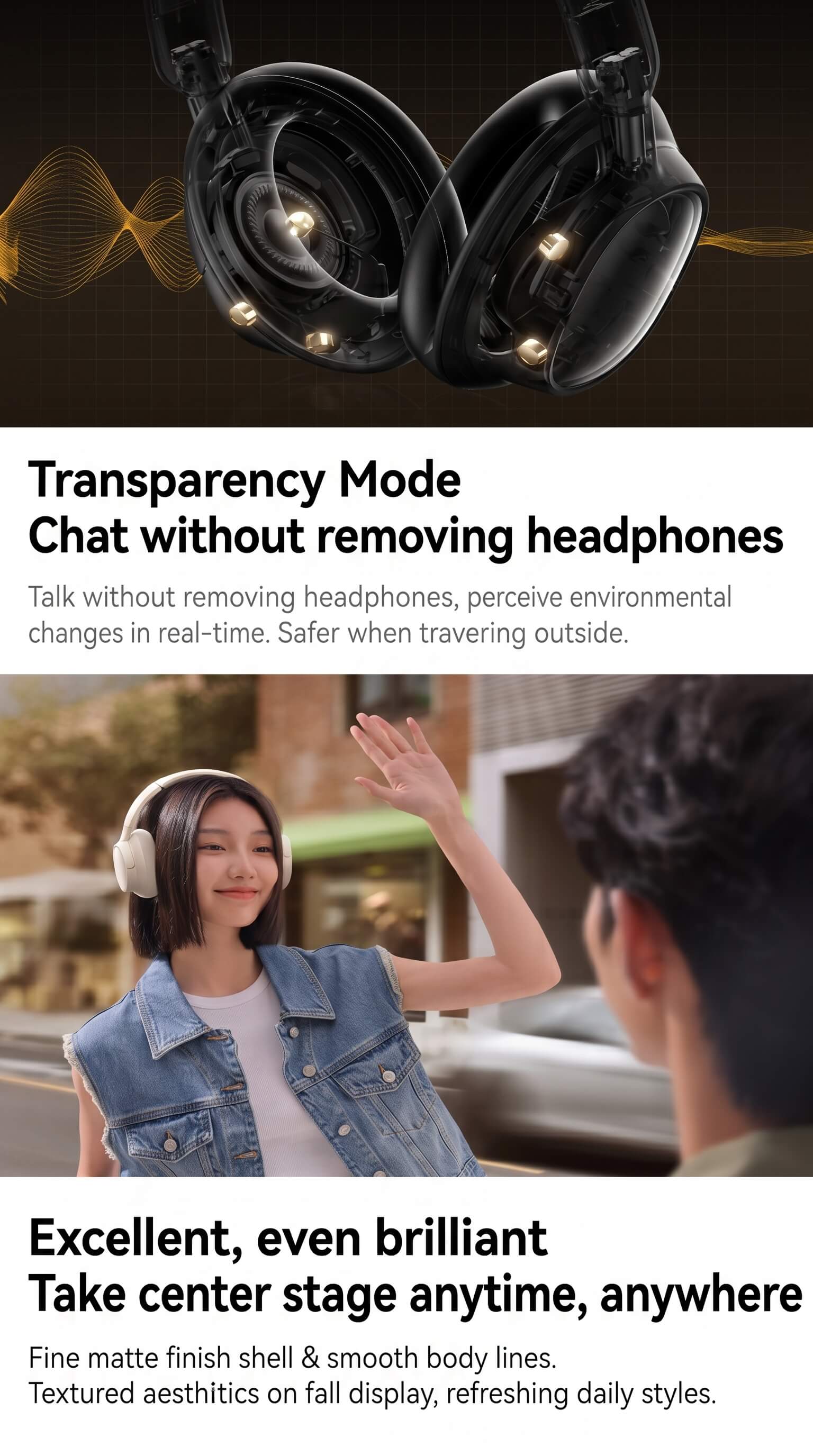 Baseus BH1 Active Noise Cancelling Bluetooth Headphones