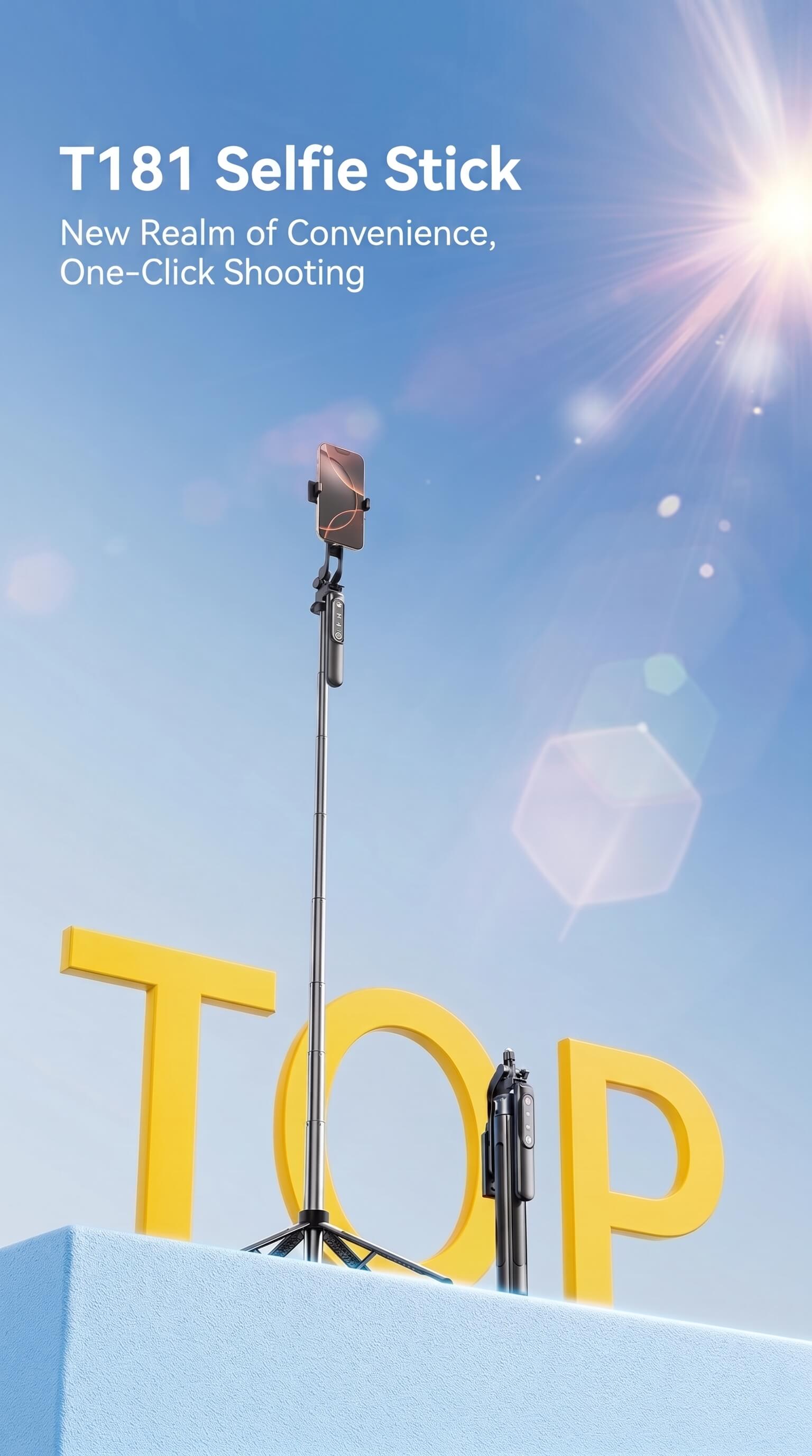 Diudiu Portable Floor Selfie Stick
