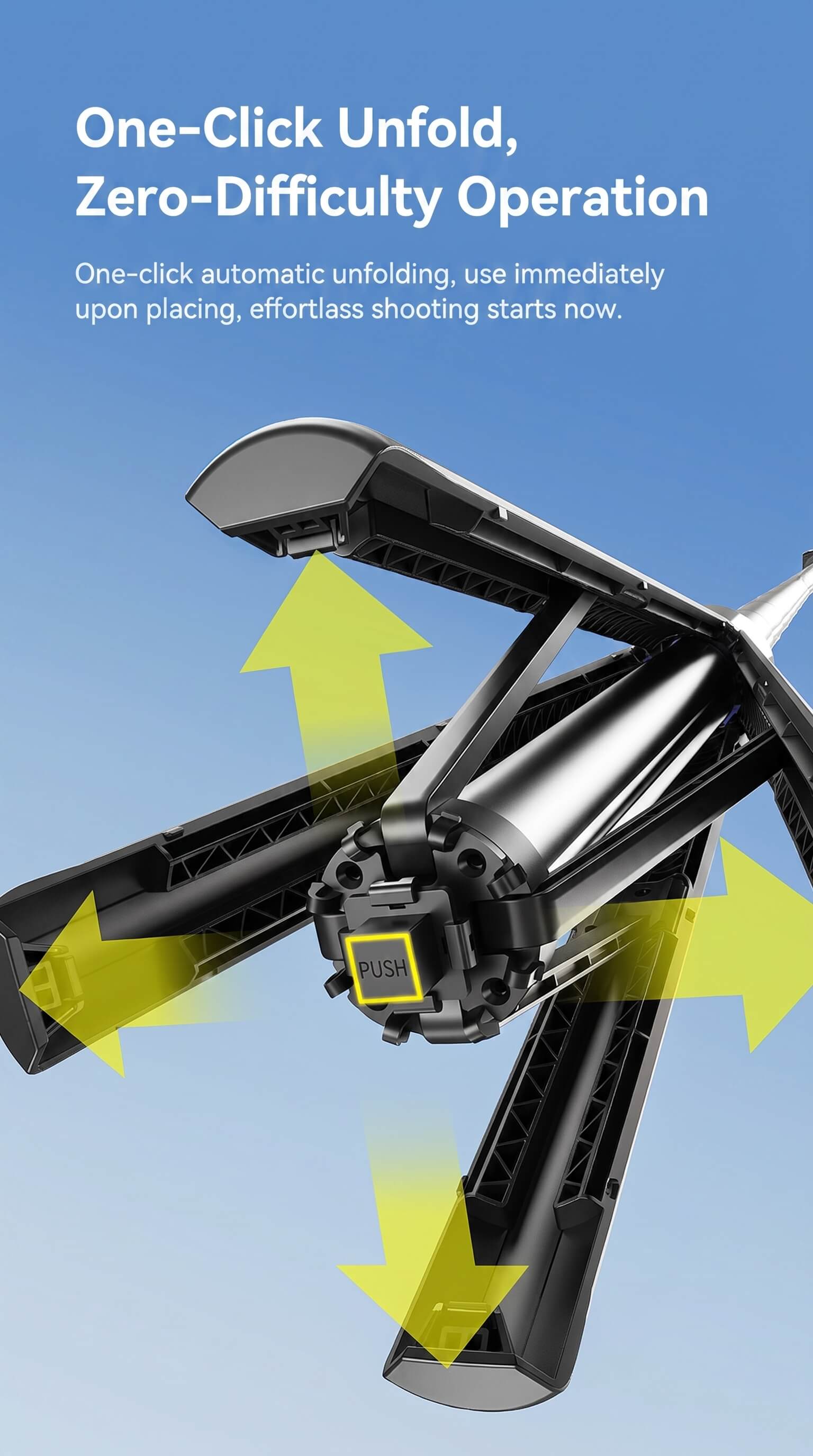 Diudiu Portable Floor Selfie Stick
