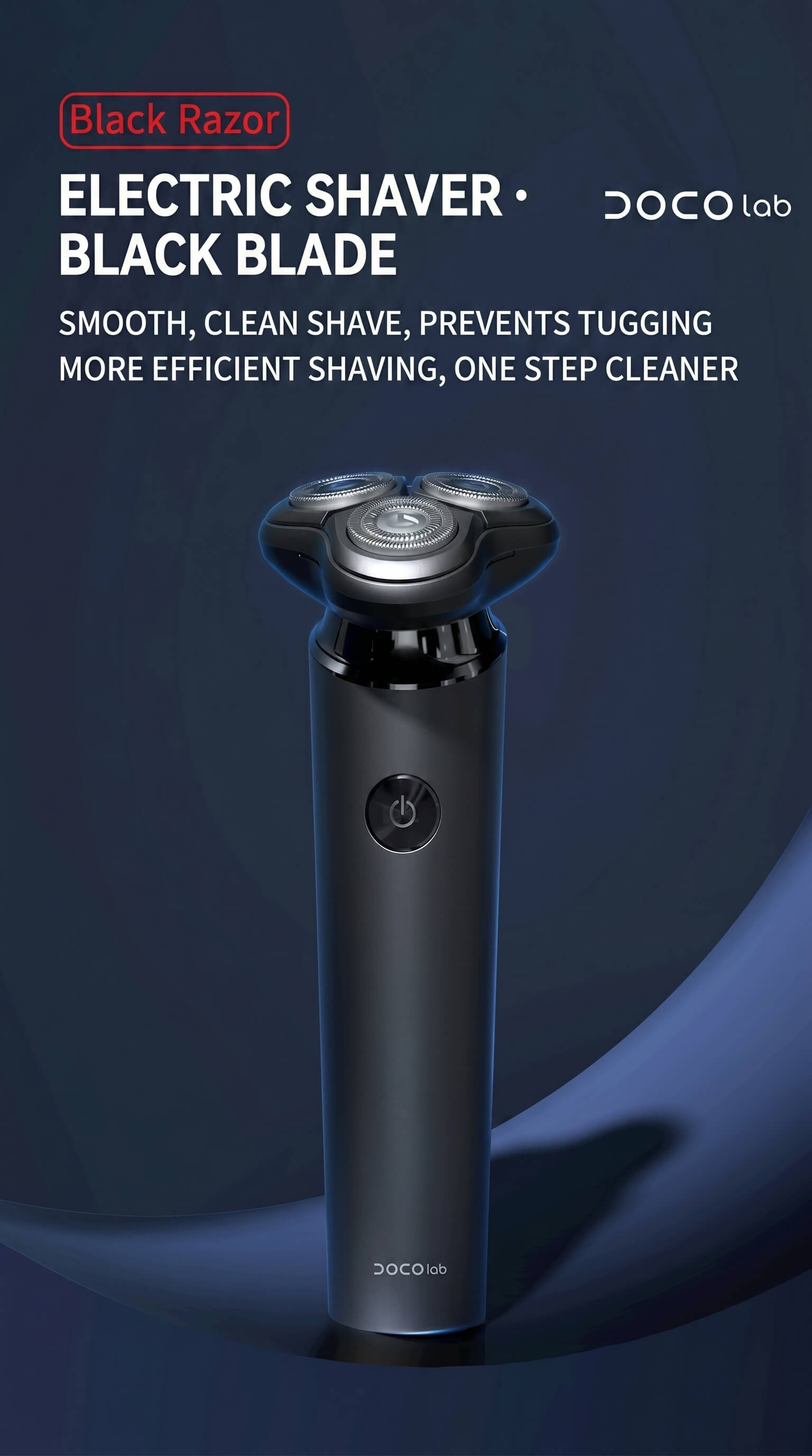 DOCO BlackRazor Electric Shaver
