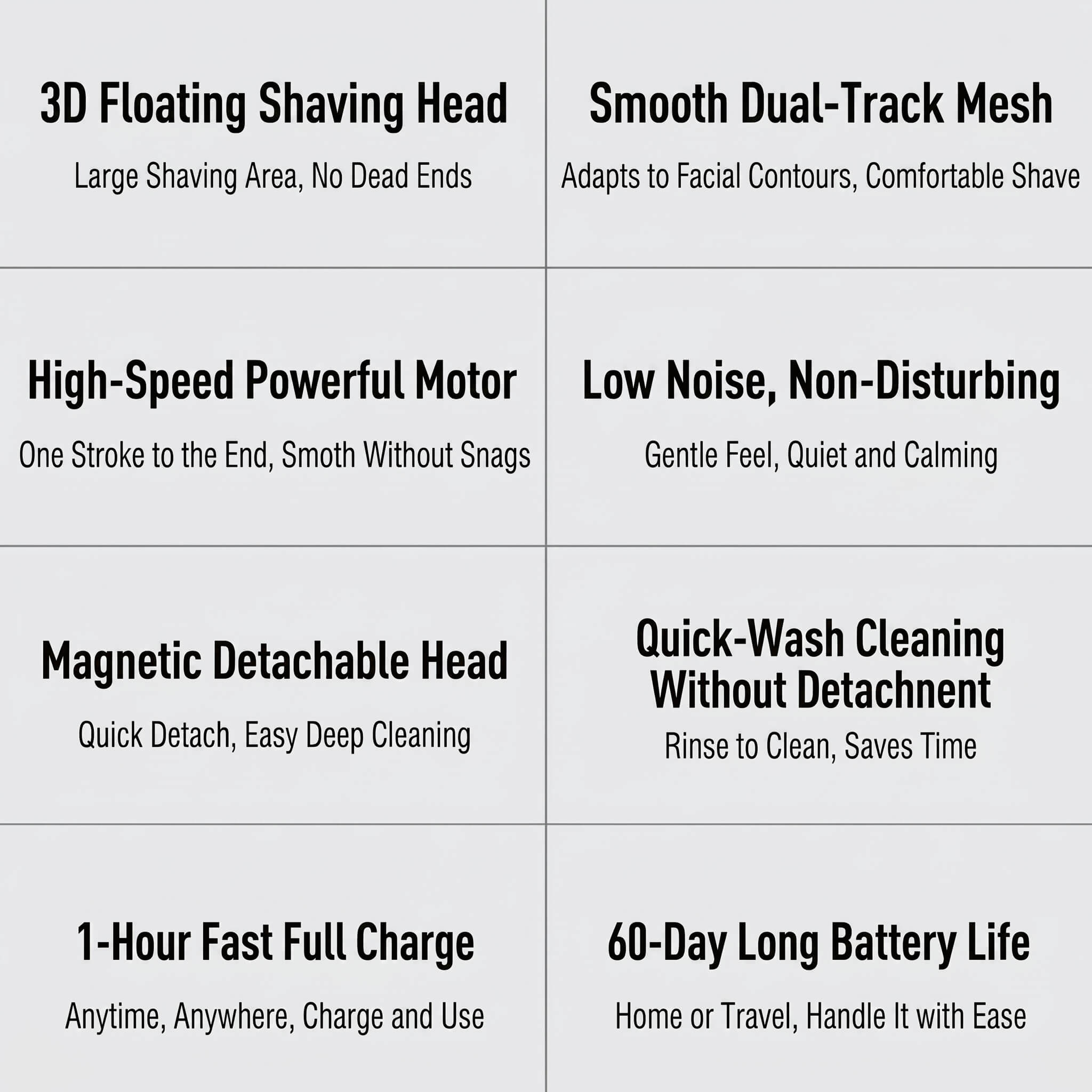 DOCO BlackRazor Electric Shaver
