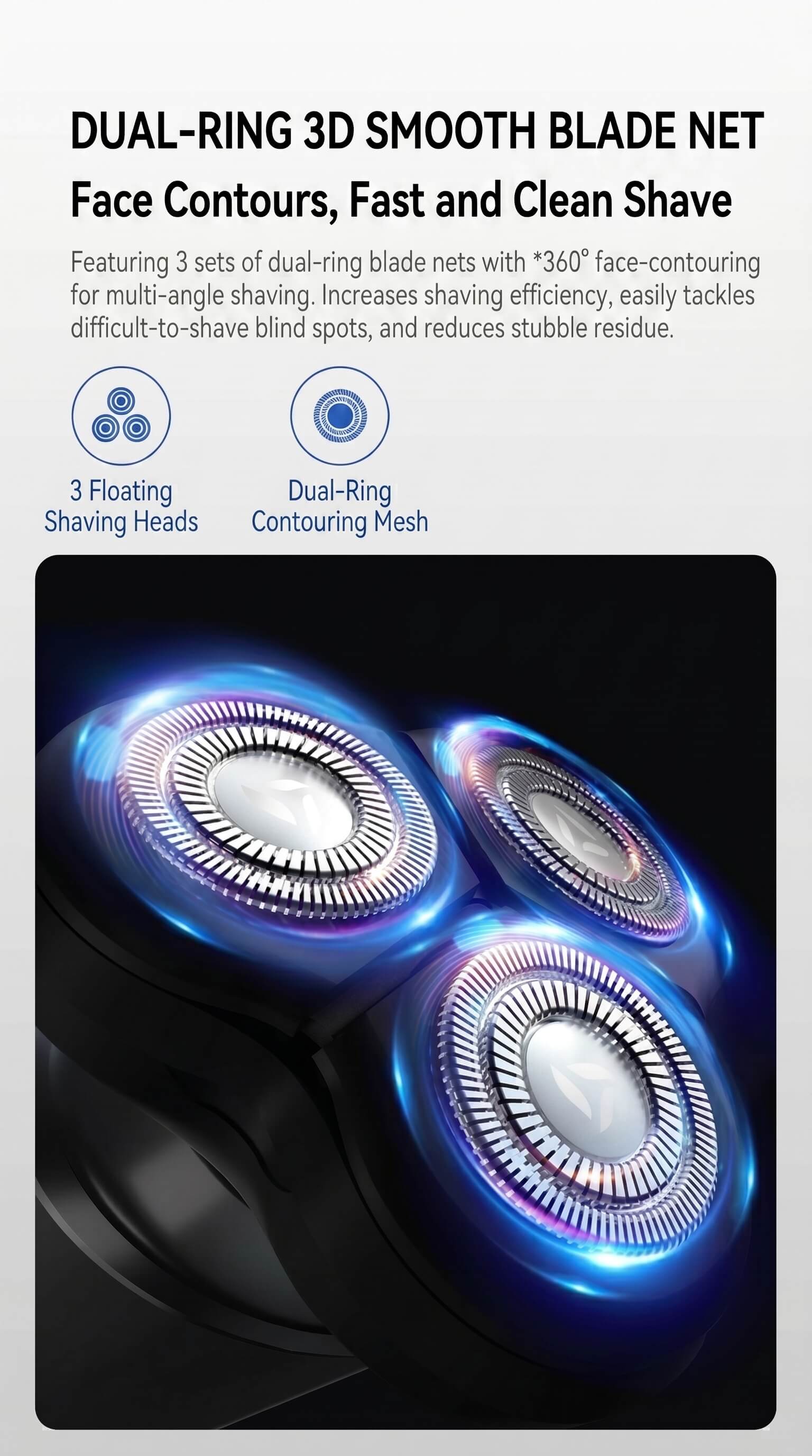 DOCO BlackRazor Electric Shaver