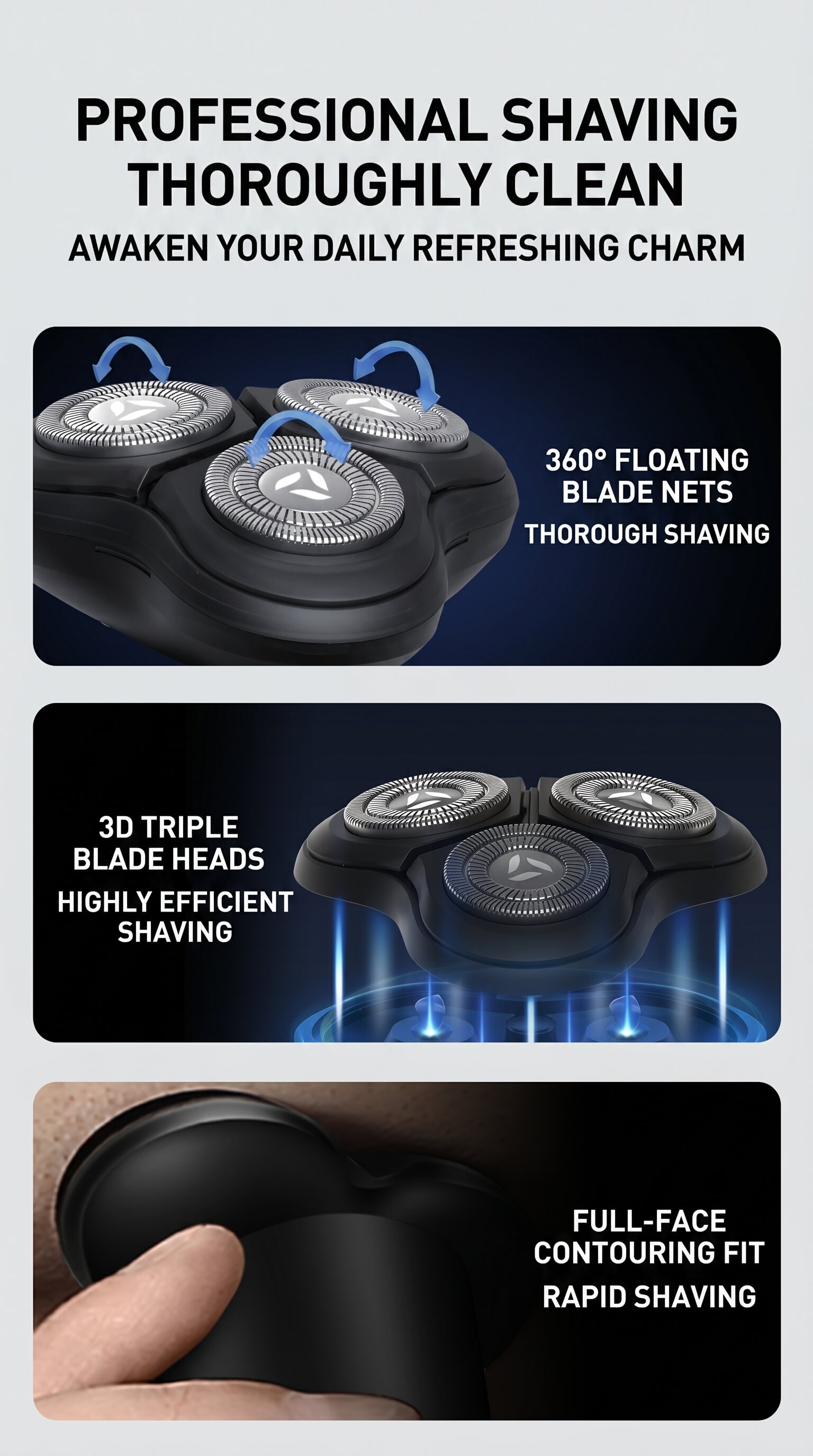 DOCO BlackRazor Electric Shaver