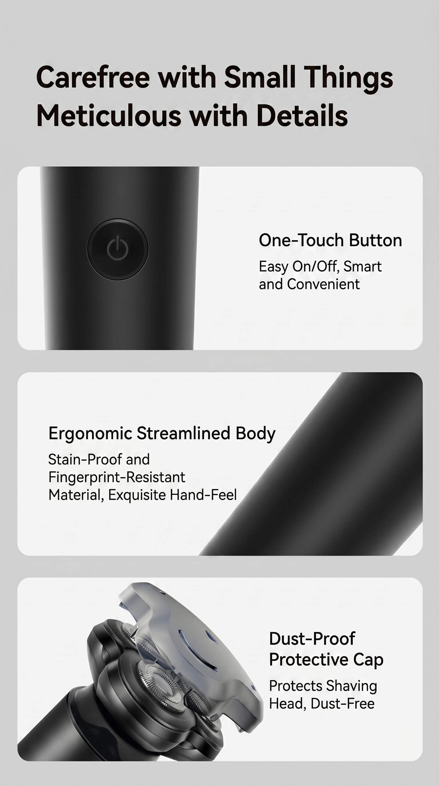 DOCO BlackRazor Electric Shaver