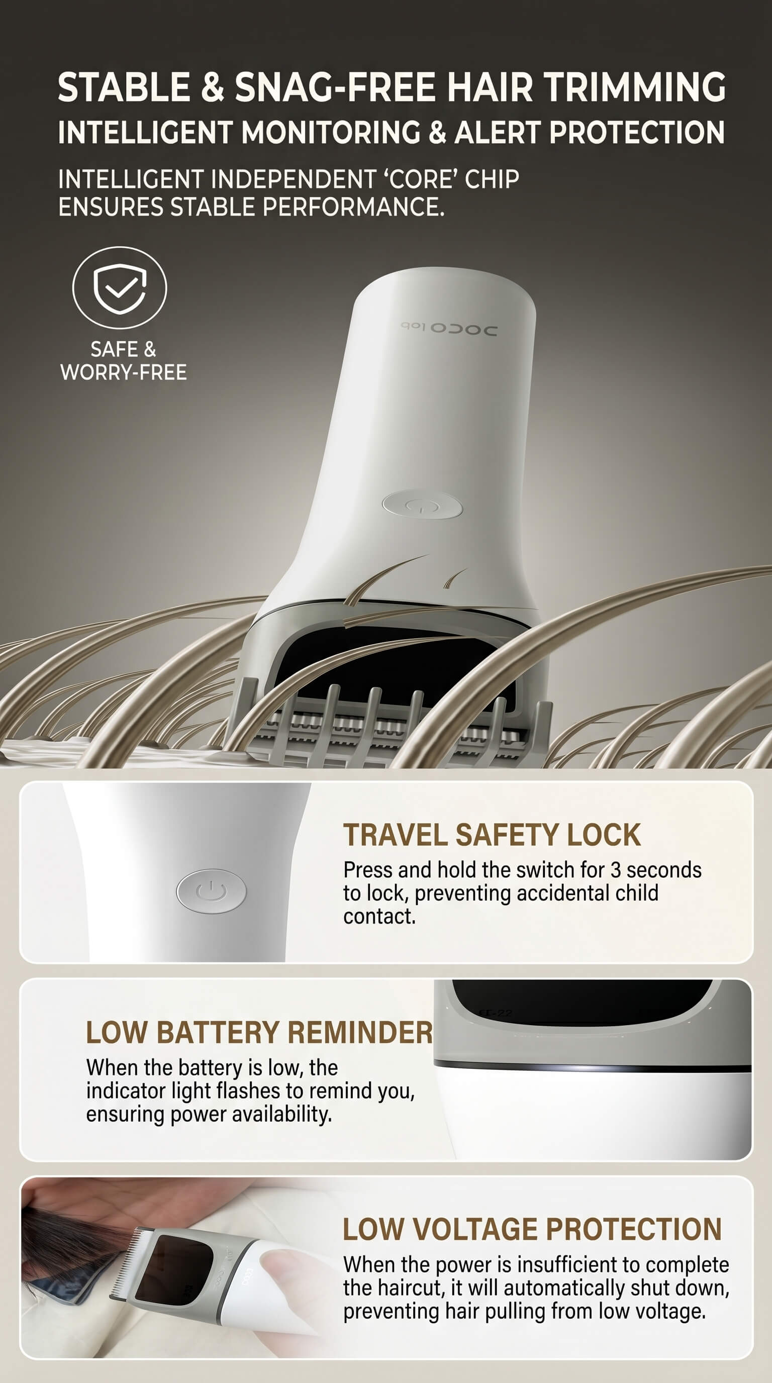 DOCO Electric Hair Clipper