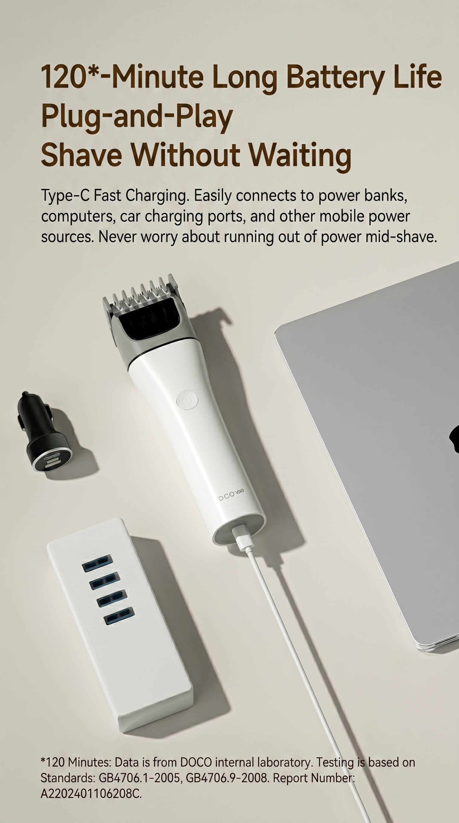 DOCO Electric Hair Clipper