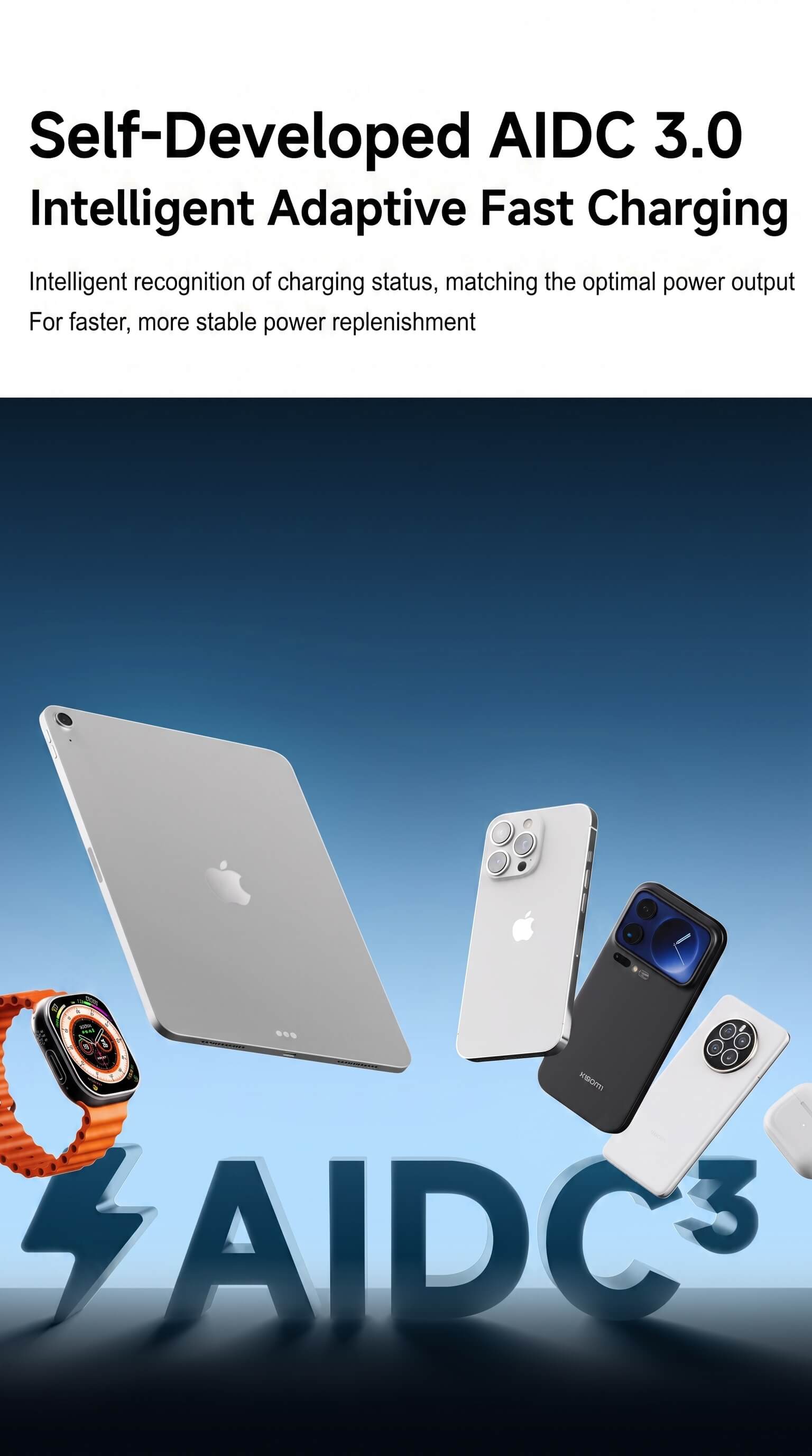 Miwu Ultra-thin Power Bank with Built-in Cable 20000mAh