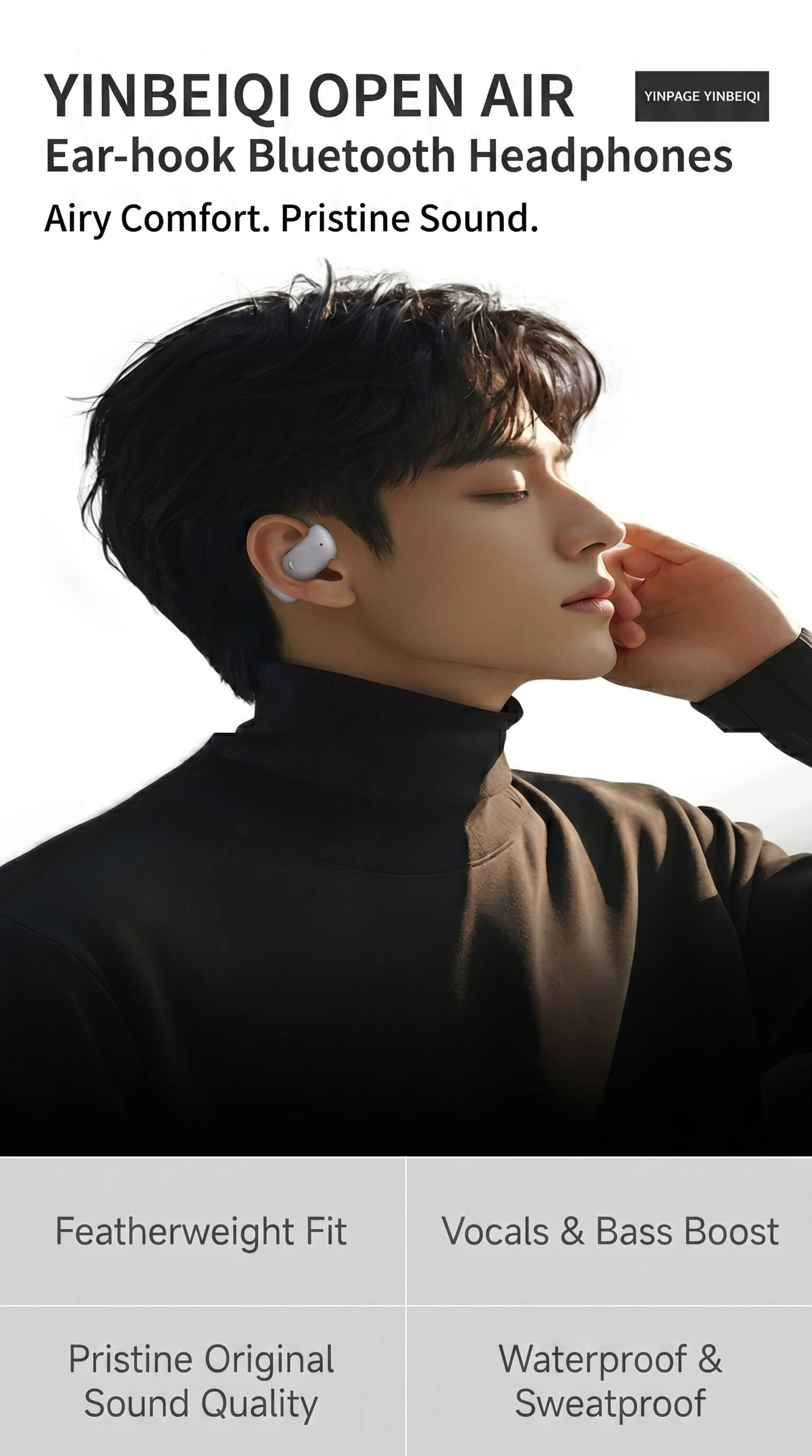 YINPAGE Open Air True Wireless Sports Earbuds