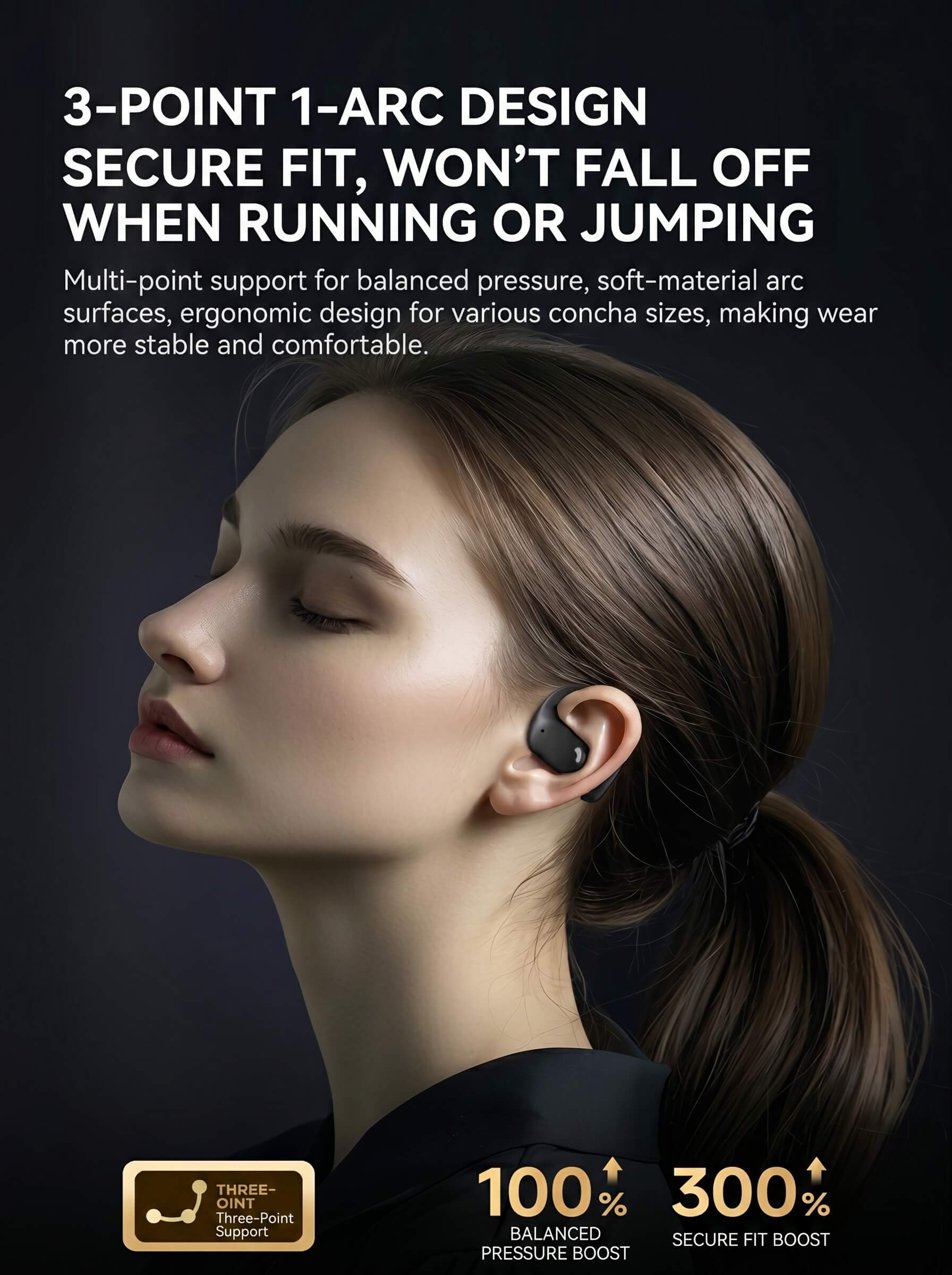 YINPAGE Open Air True Wireless Sports Earbuds