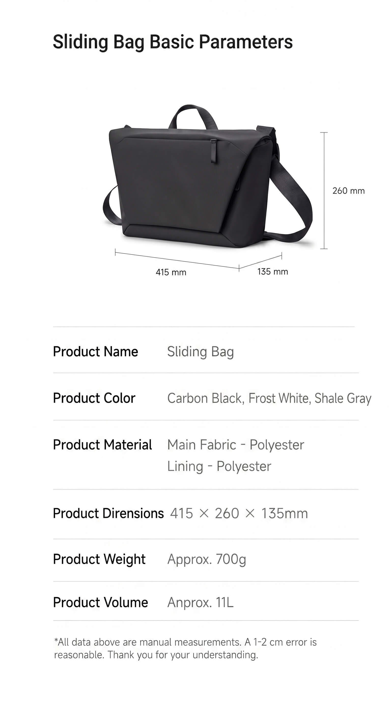 Xiaomi Mijia Crossbody Bag Computer Backpack Large Capacity