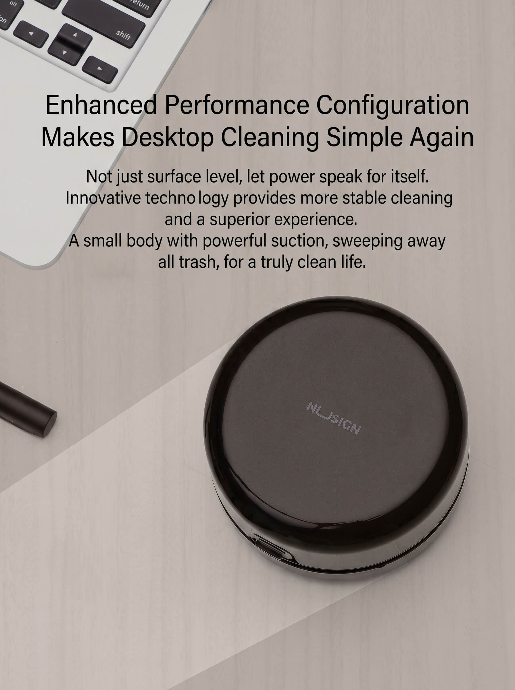 Desktop Cleaner Mini Paper Scrap Vacuum