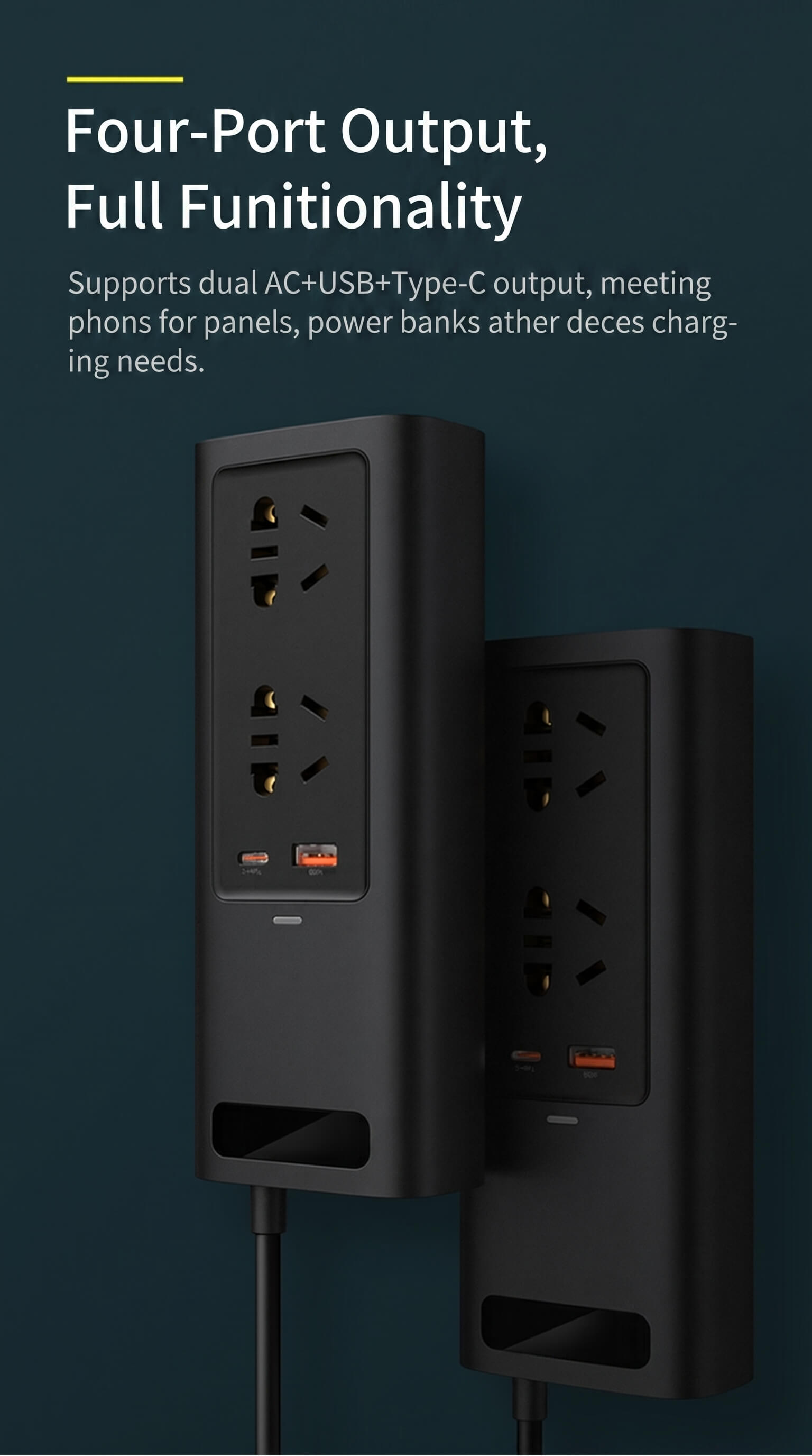 Baseus 150W Car Inverter Dual USB Car Charger