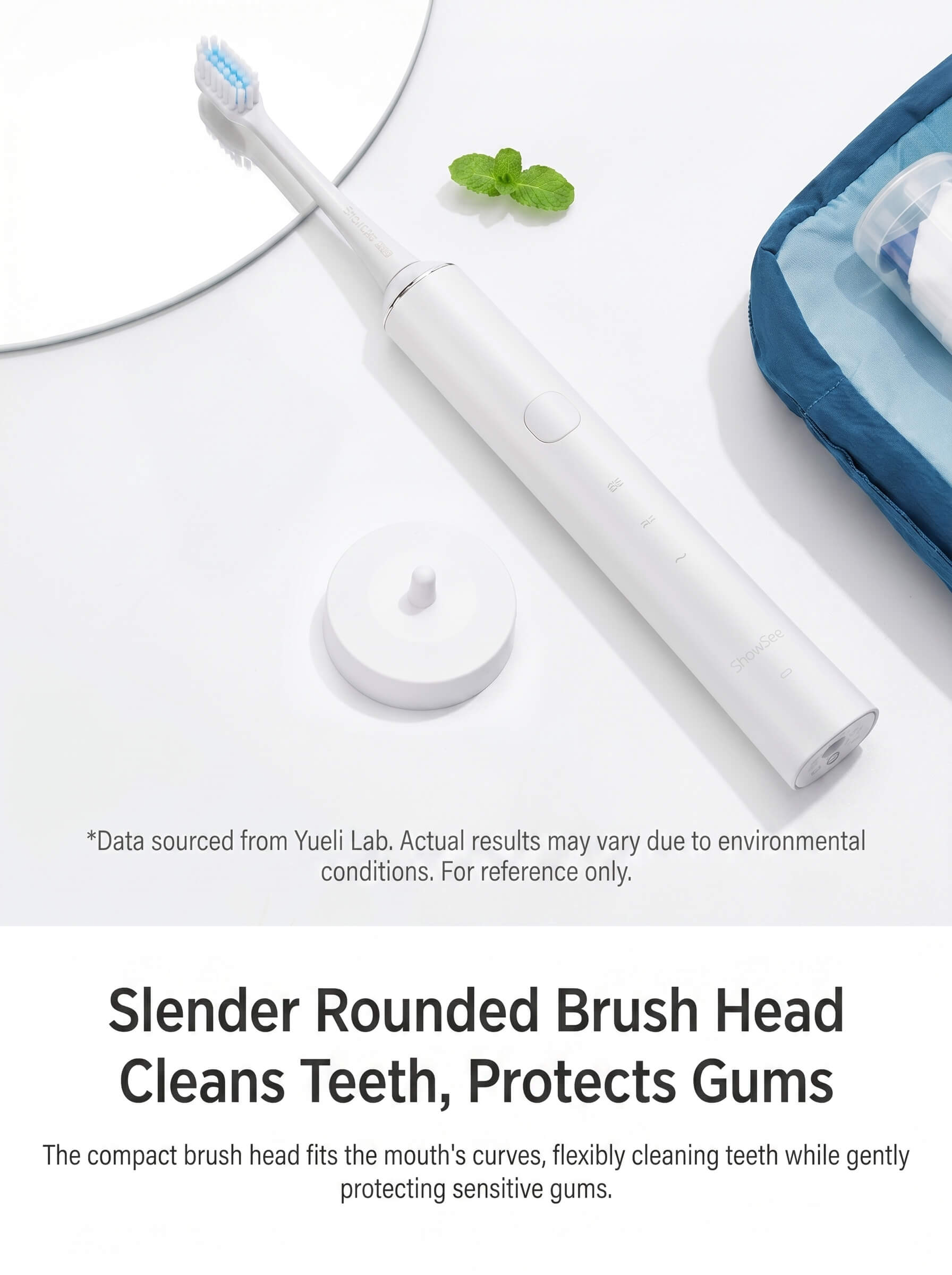 Showsee Small Sound Wave Electric Toothbrush